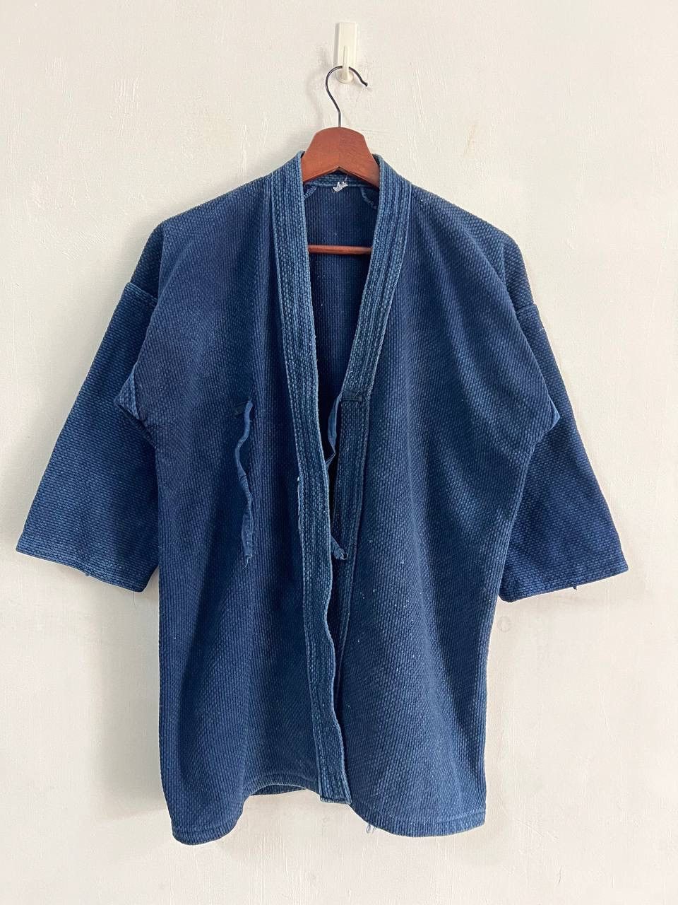 Indigo Vintage Dyed Kendo Uniform Japan Kimono Size US M / EU 48-50 / 2 - 1 Thumbnail