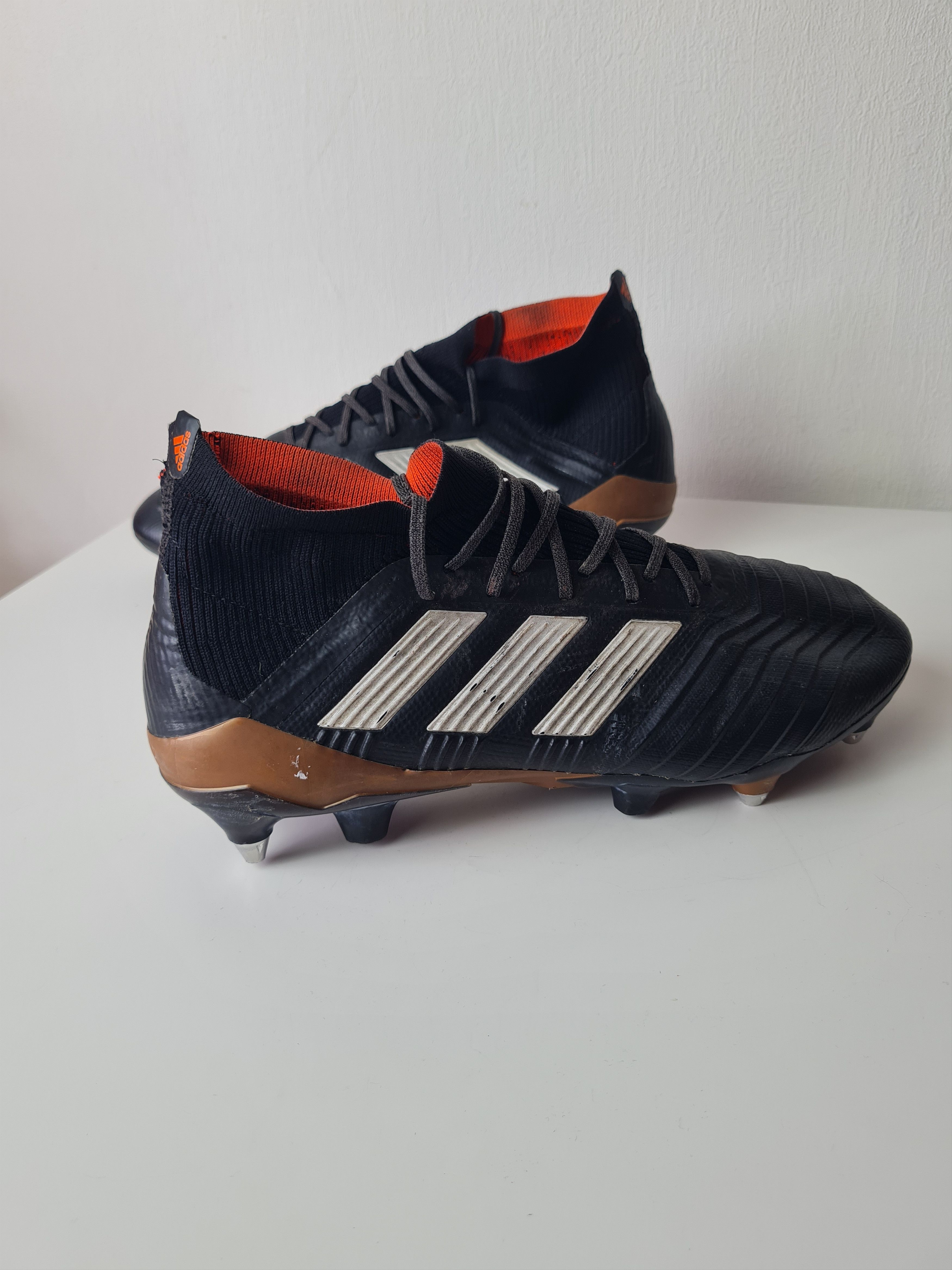 Adidas Football Soccer Boots Adidas Predator SG black Cleats UK8 Size US 9 / EU 42 - 7 Thumbnail