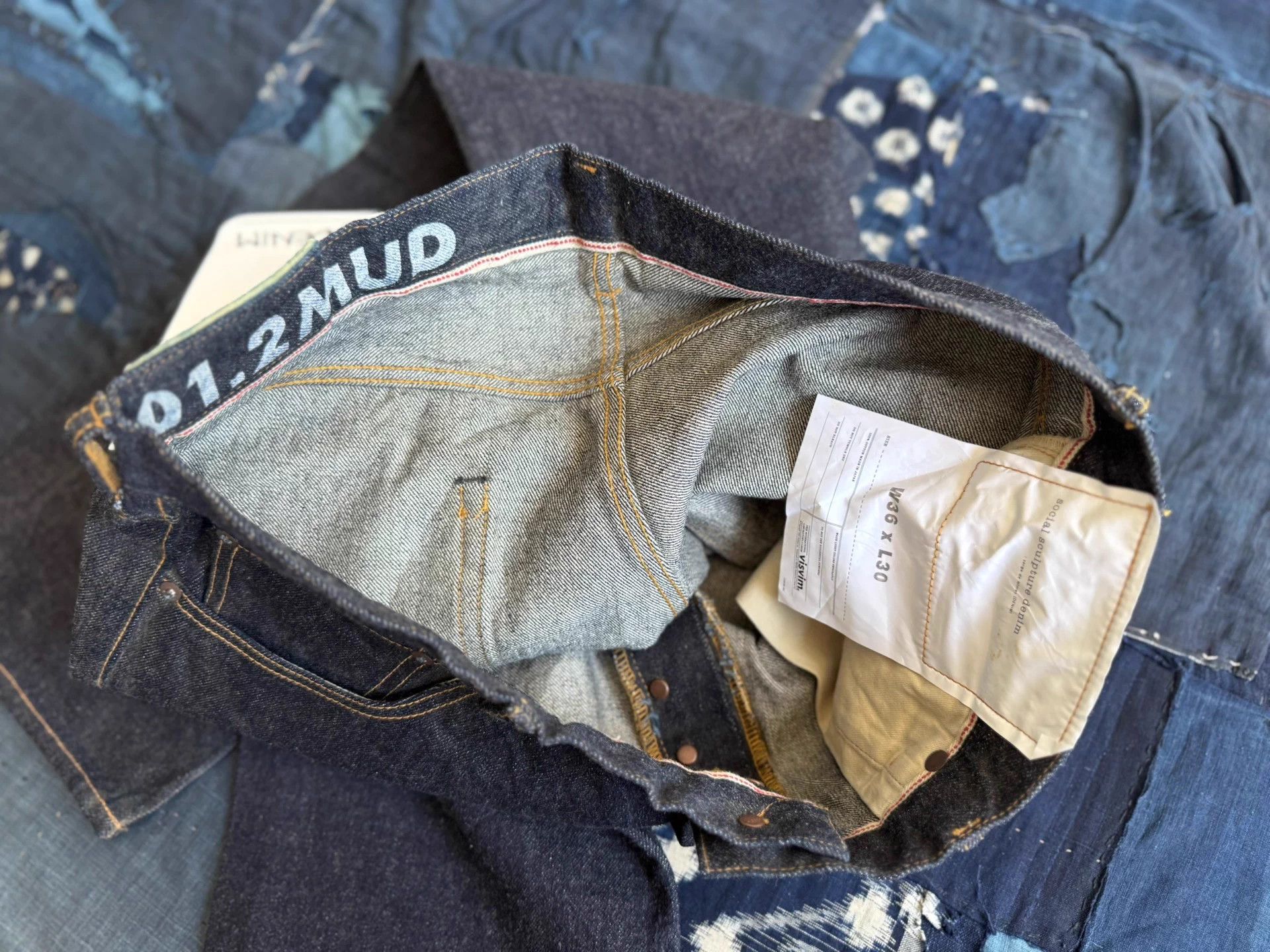 Visvim VISVIM 22AW SS01 SLIM RAW MUD OD Jeans W36L30 Size US 36 / EU 52 - 8 Thumbnail