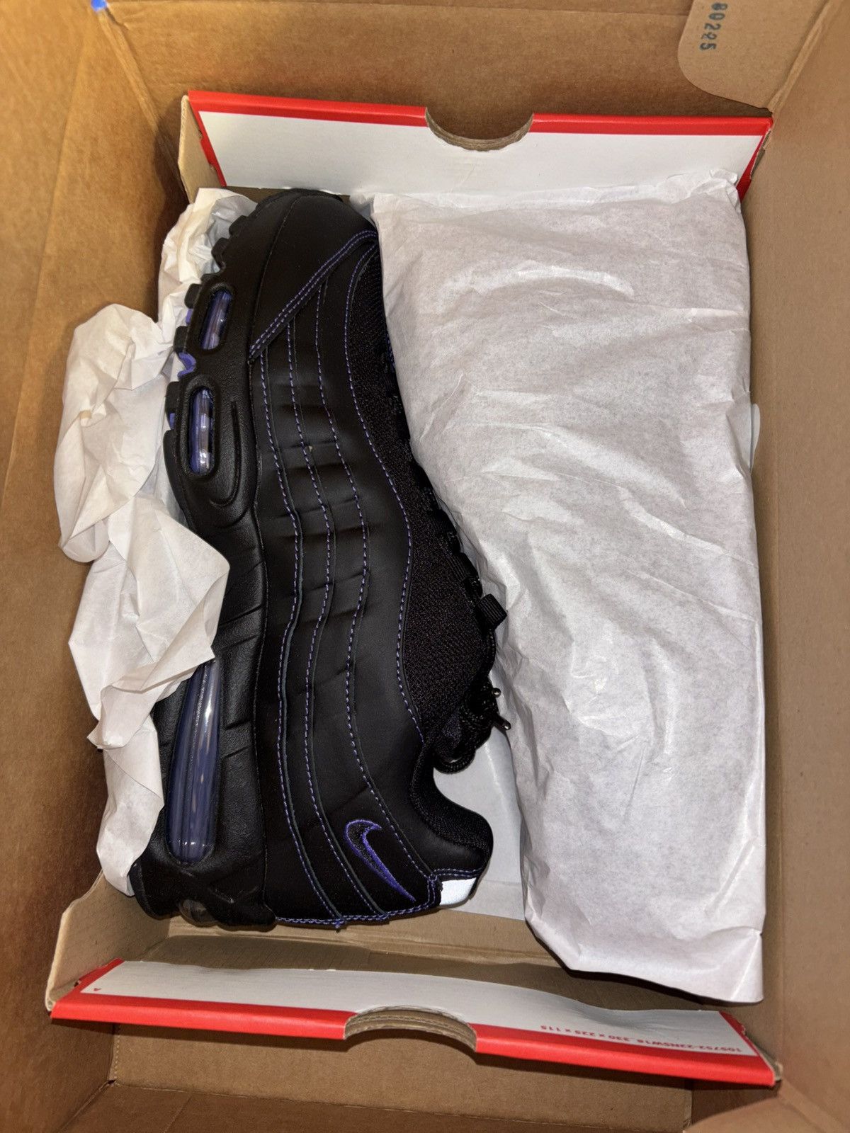 Nike Nike Air Max 95 OG Black/Persian Violet Size US 11.5 / EU 44-45 - 3 Thumbnail