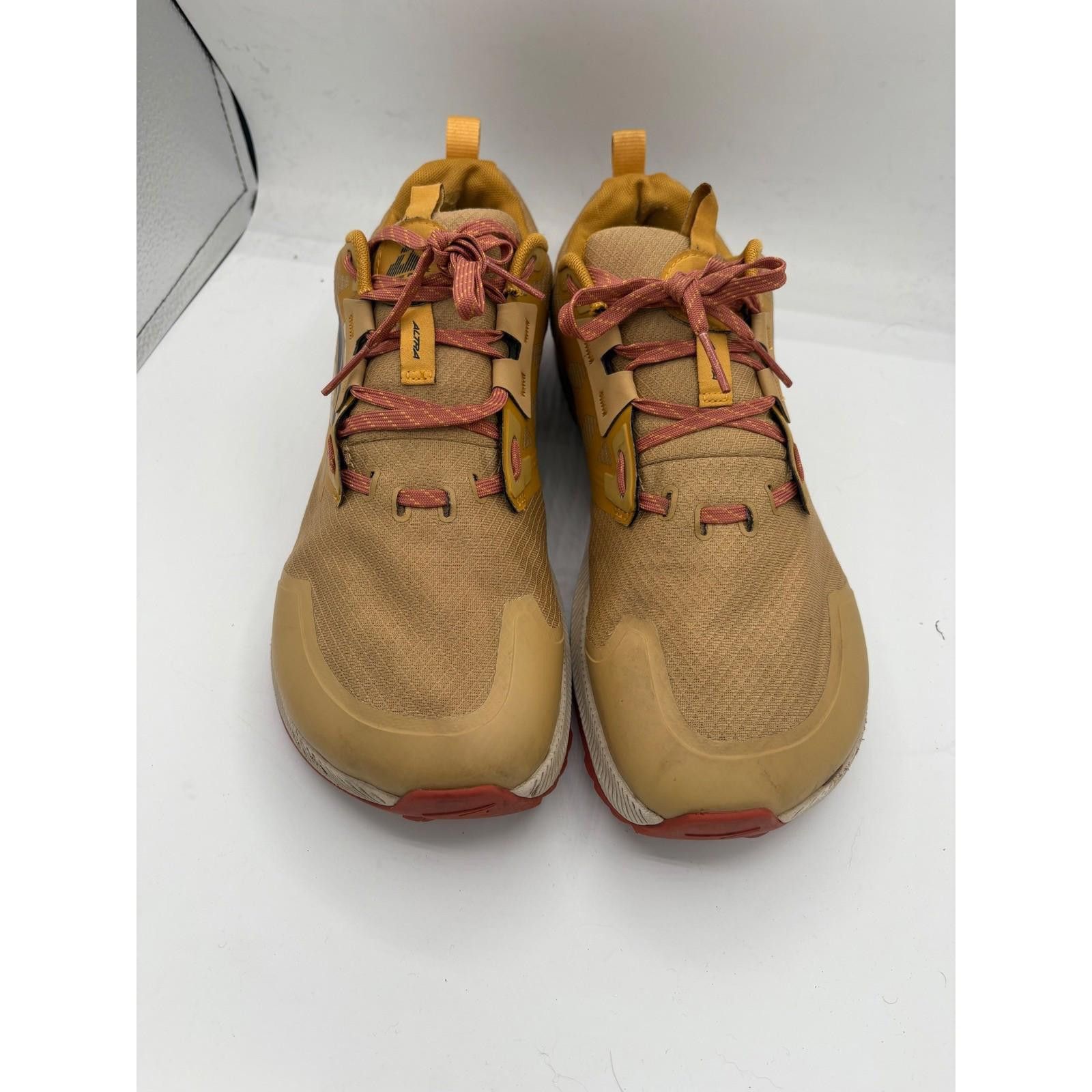 Altra Altra Lone Peak 7 Mens 11.5 Trail Running Shoes Tan Orange Size US 11.5 / EU 44-45 - 4 Thumbnail