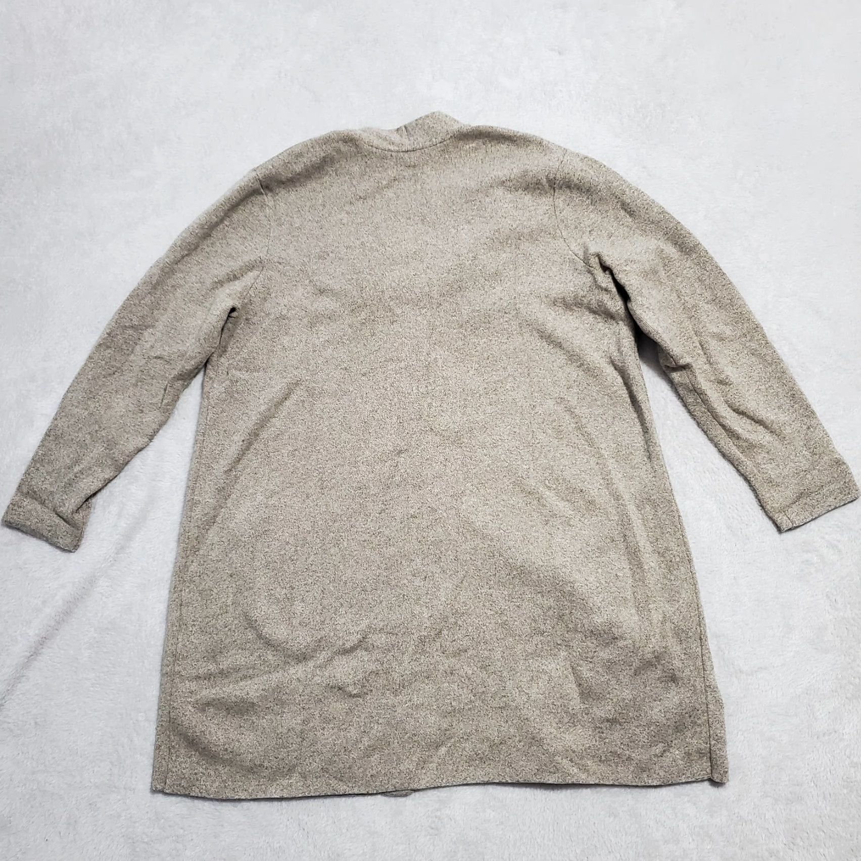 J. Jill J Jill Cardigan Women M Brown Marled 2 Button Long Sweater Pockets Layering Size M / US 6-8 / IT 42-44 - 2 Thumbnail