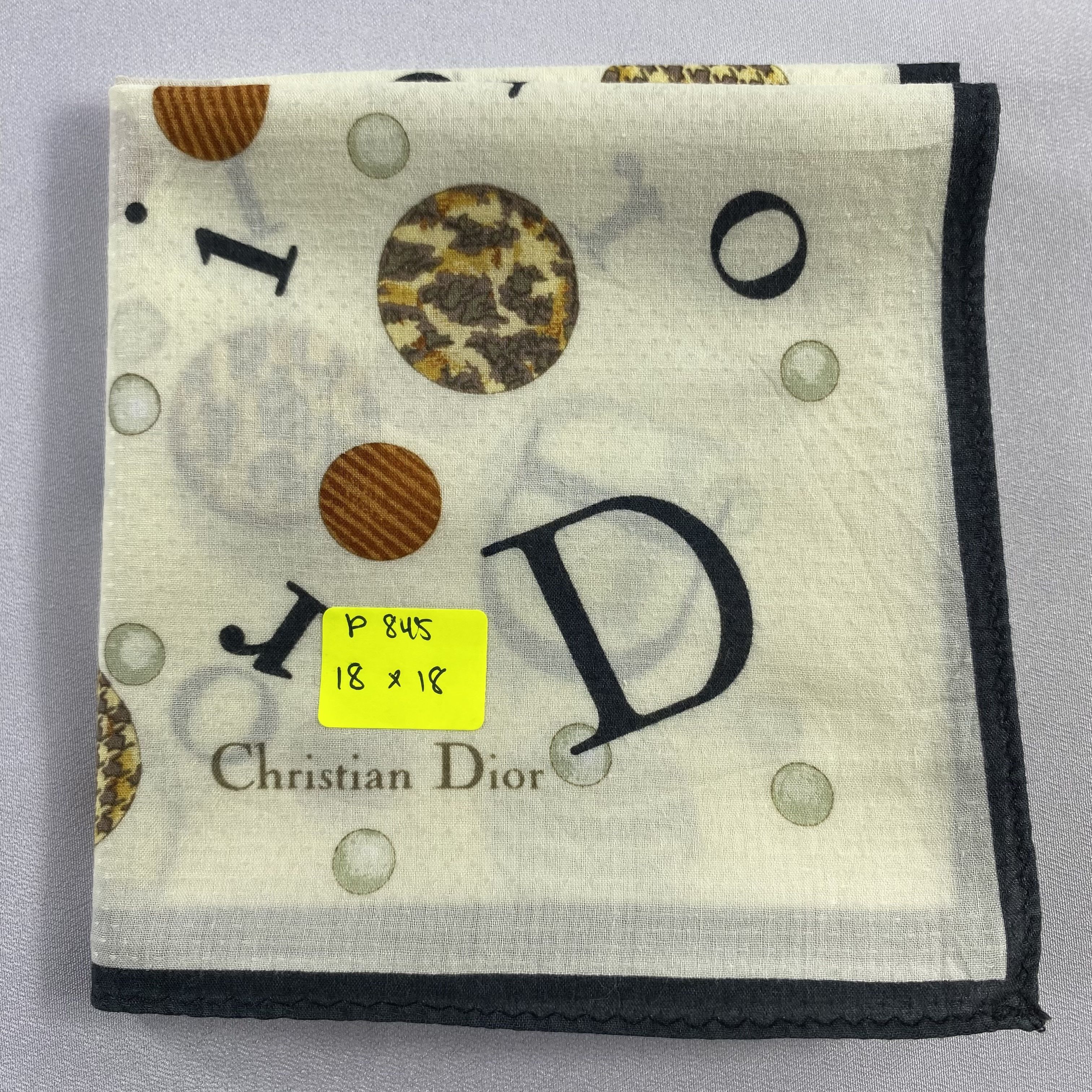 Christian Dior Monsieur × Vintage Christian Dior Monsieur Handkerchief / Neckerchief-P845 Size ONE SIZE - 5 Thumbnail