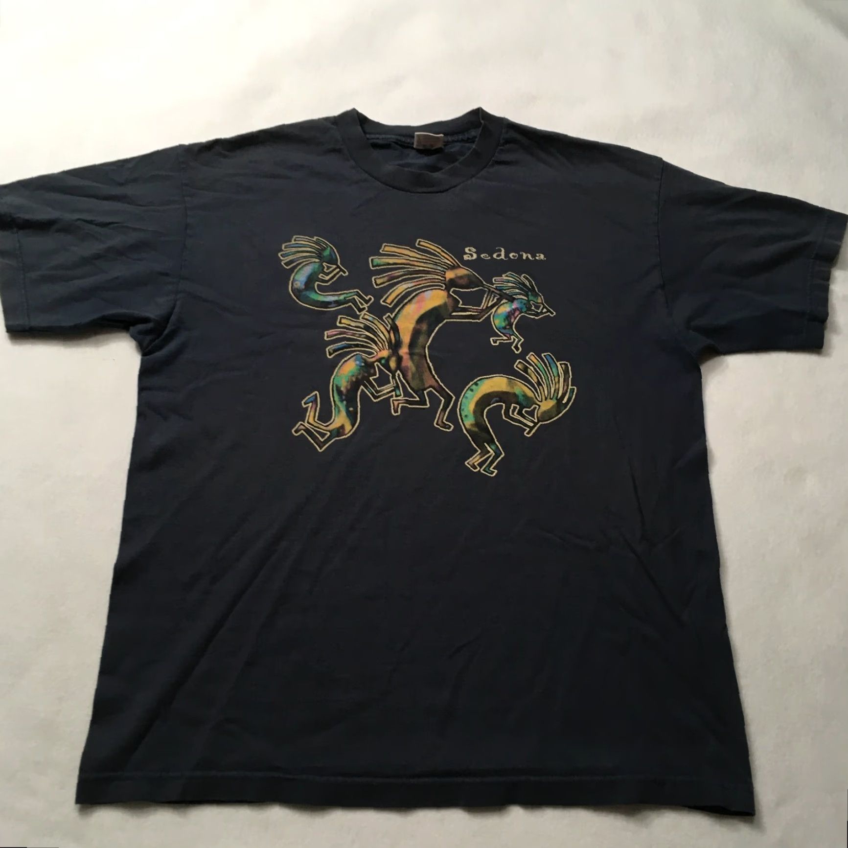 AAA VINTAGE Sedona Arizona Shirt Mens XL Snake skin walkers Sedona Arizona Shirt Mens XL Snake skin walkers 2000s Size US XL / EU 56 / 4 - 2 Thumbnail