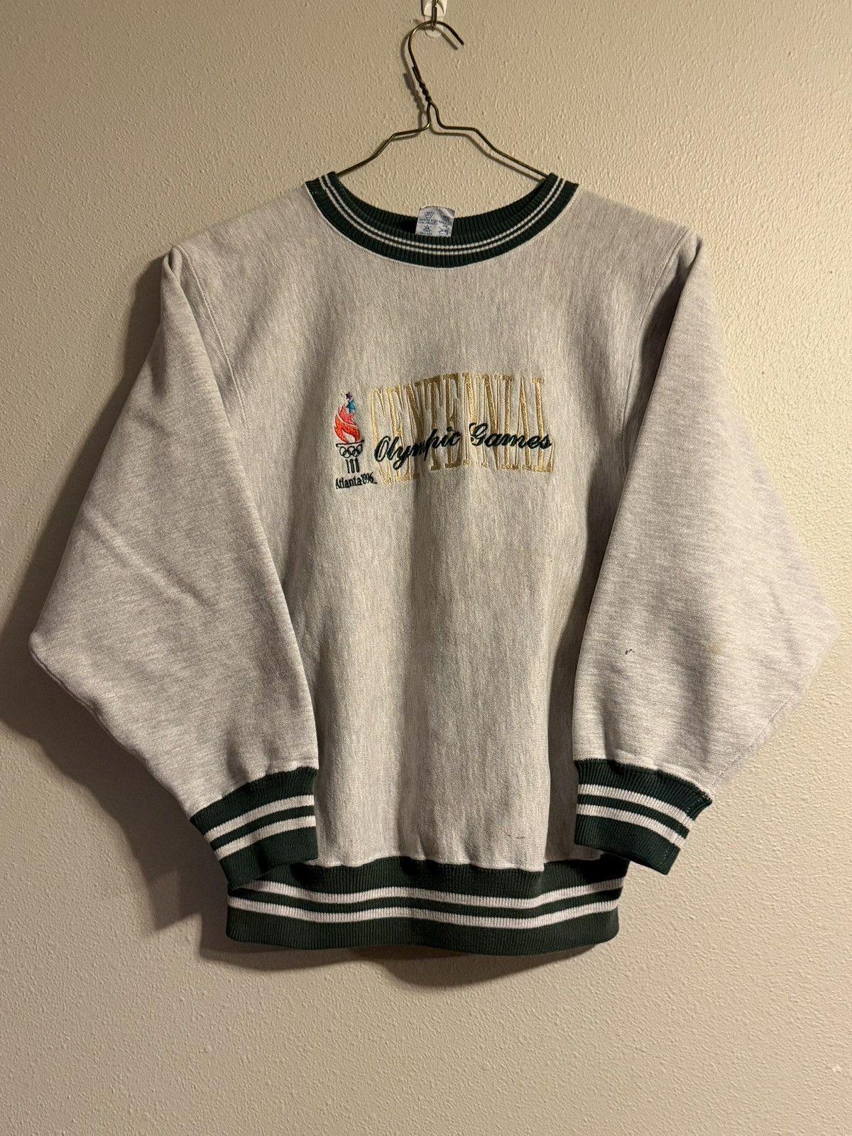 Champion vintage 90s champion reverse weave Atlanta 1996 olympics Size US M / EU 48-50 / 2 - 1 Thumbnail