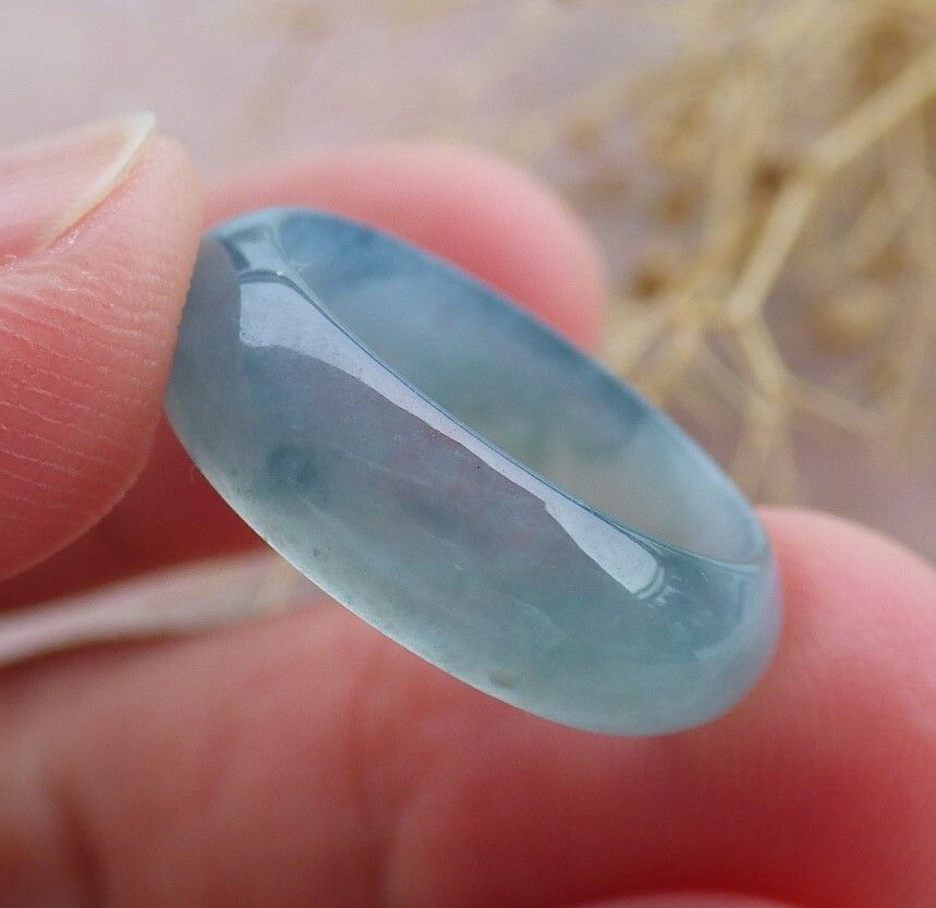 Other 108606 VS Certified ICY Jadeite Jade Green RING Circle NO.5 Size ONE SIZE - 5 Thumbnail