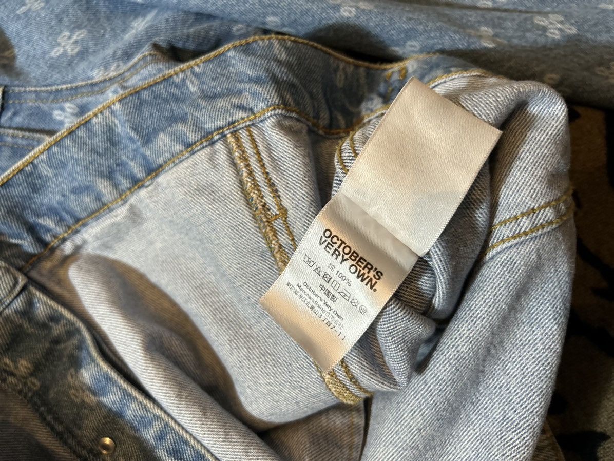 October's Very Own 2020 Monogram Denim Trucker jacket Size US L / EU 52-54 / 3 - 6 Thumbnail
