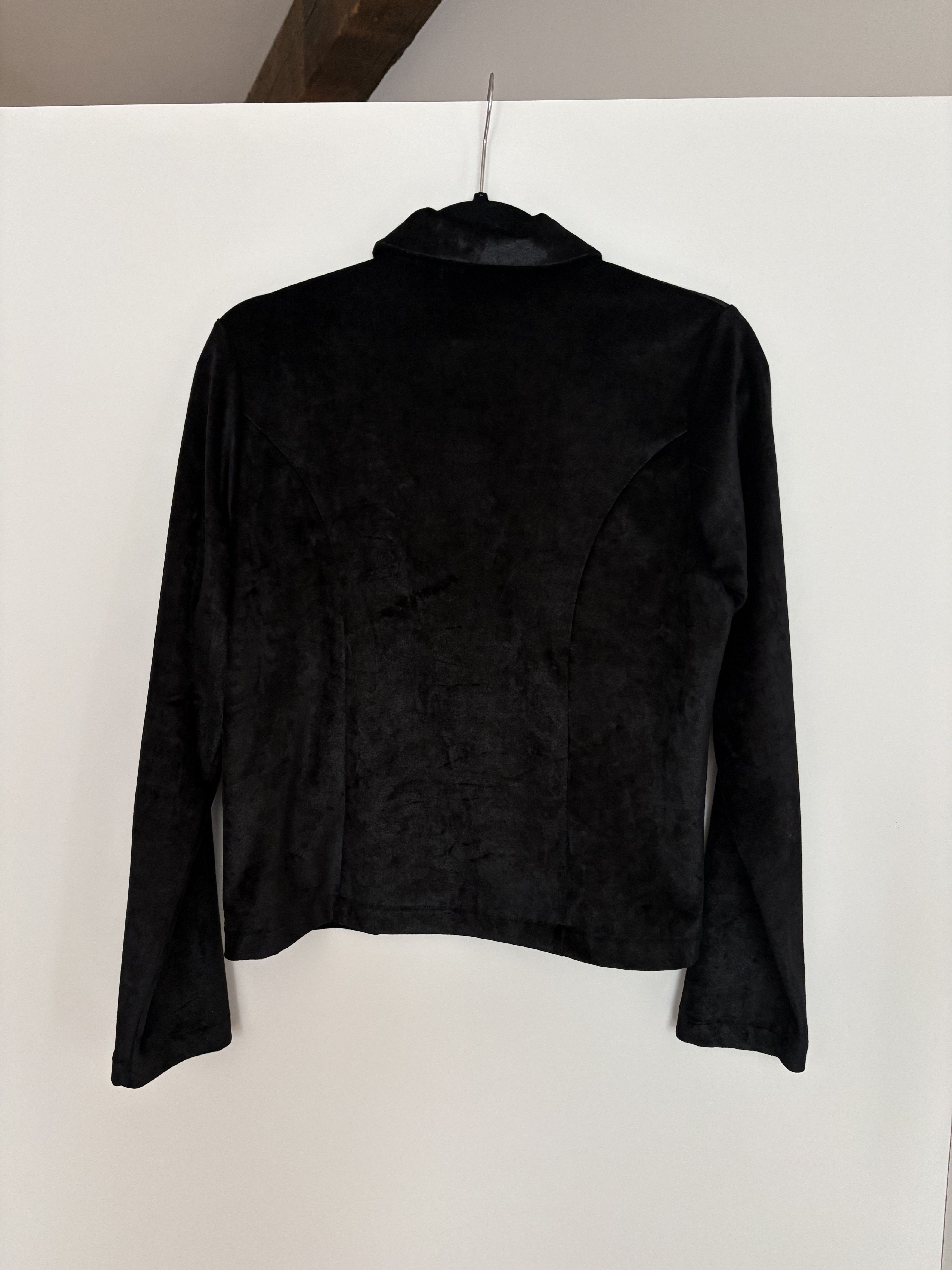Comme des Garcons COMME des GARCONS Velour Zip Jacket Black Size M / US 6-8 / IT 42-44 - 4 Thumbnail