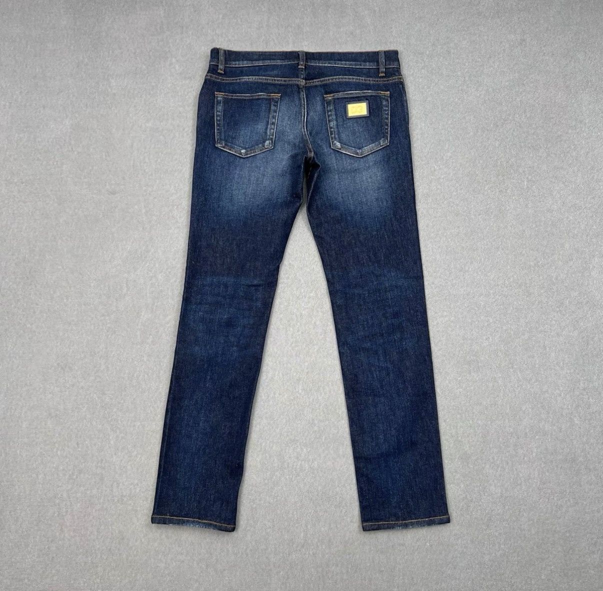 Dolce & Gabbana Dolce & Gabbana Gold-Tag Distressed Washed Denim Jeans Size US 32 / EU 48 - 2 Thumbnail