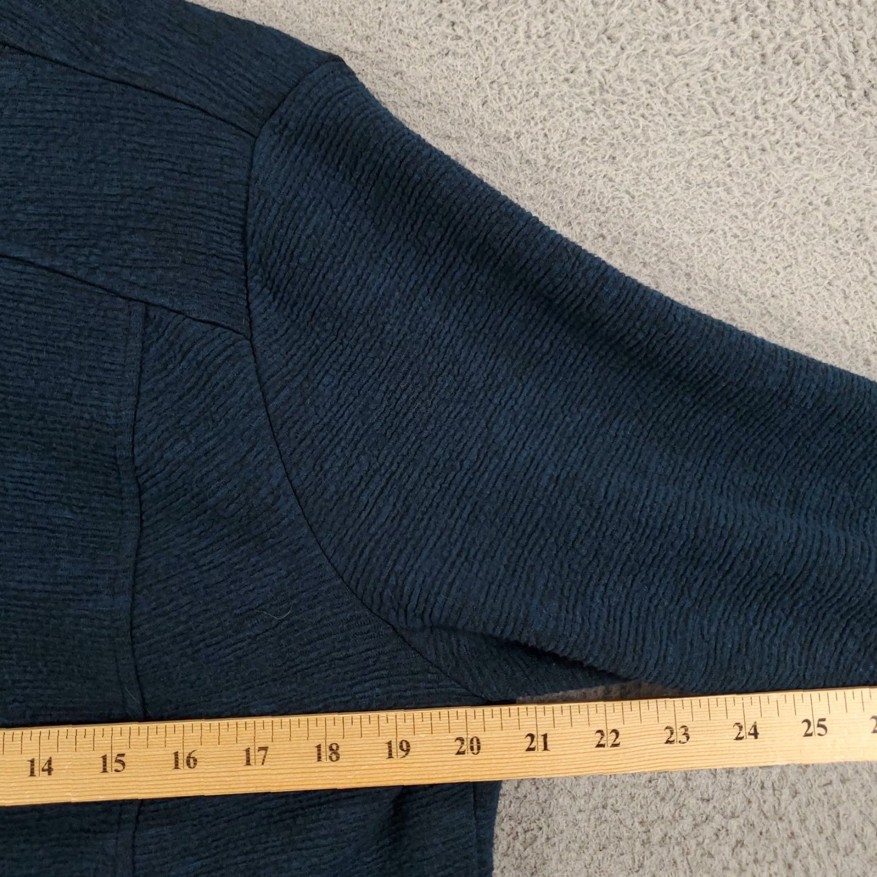 Torrid TORRID Plus Size 1X Blue Moto Jacket Women's Asymmetric Full Zip Stretch Pocket Classic Size XL / US 12-14 / IT 48-50 - 5 Thumbnail