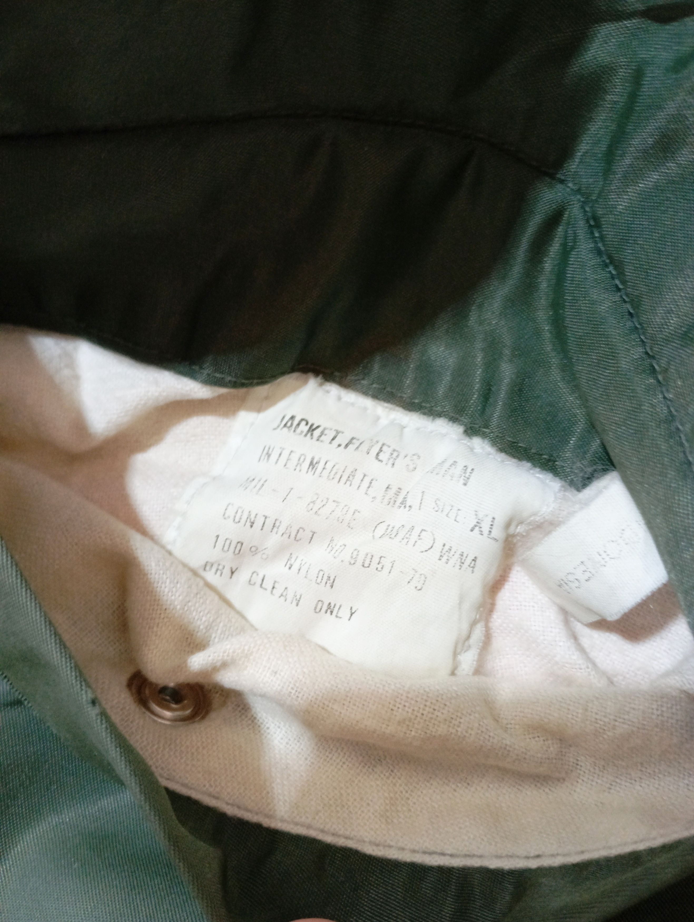 Alpha Industries 90s Ma1 Flyer Green Vintage Bomber Alpha L Jacket Oversize Size US L / EU 52-54 / 3 - 9 Thumbnail