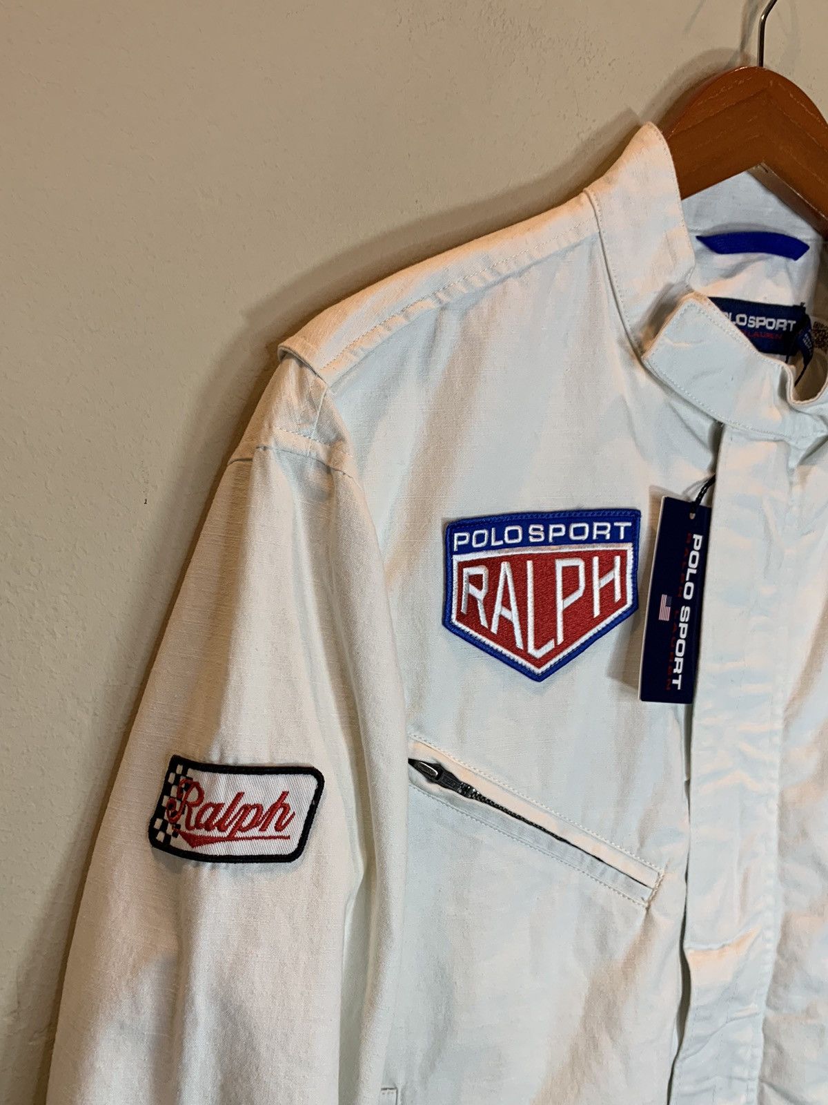 Polo Ralph Lauren *RARE* New Polo Sport Ralph Lauren Motorsports Racing Jacket Size US M / EU 48-50 / 2 - 3 Thumbnail