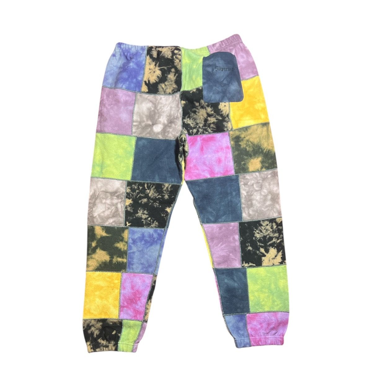 Supreme SUPREME Patchwork Sweatpants (SS19) — Medium Size US 32 / EU 48 - 2 Thumbnail