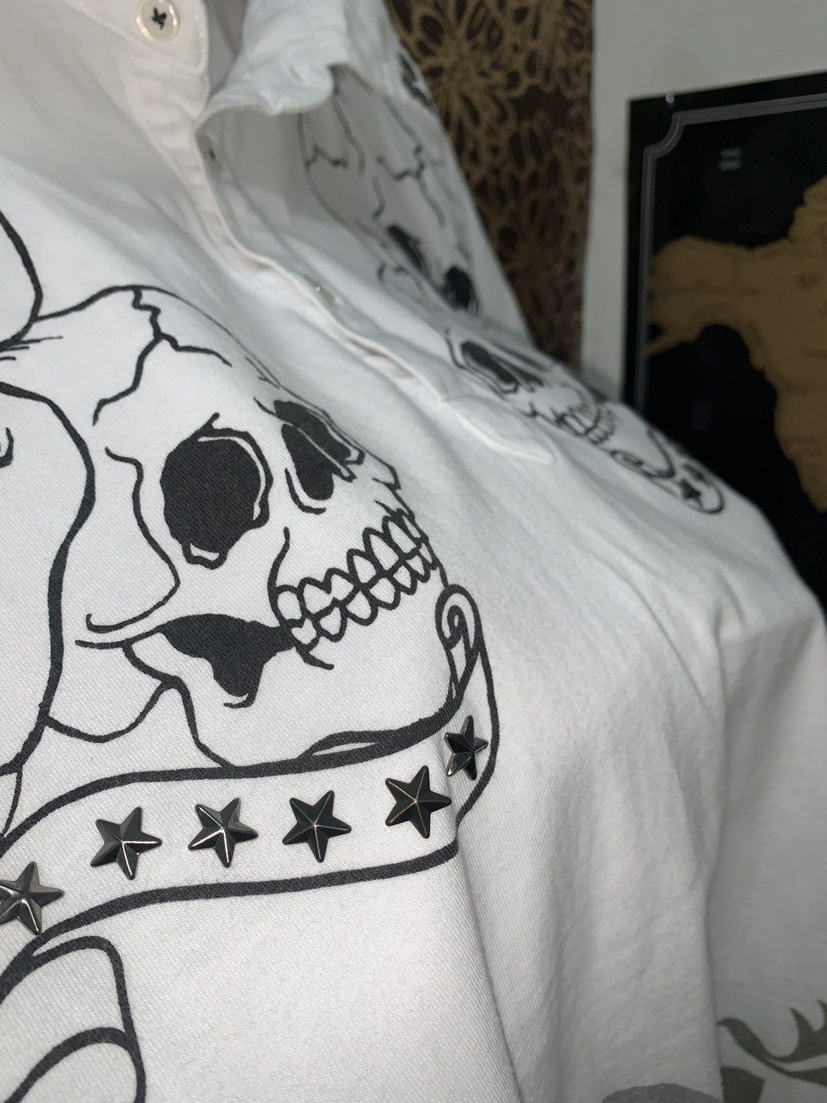 Other BULLET NOISE SKULLS DESIGN VERY RARE Size US L / EU 52-54 / 3 - 2 Thumbnail