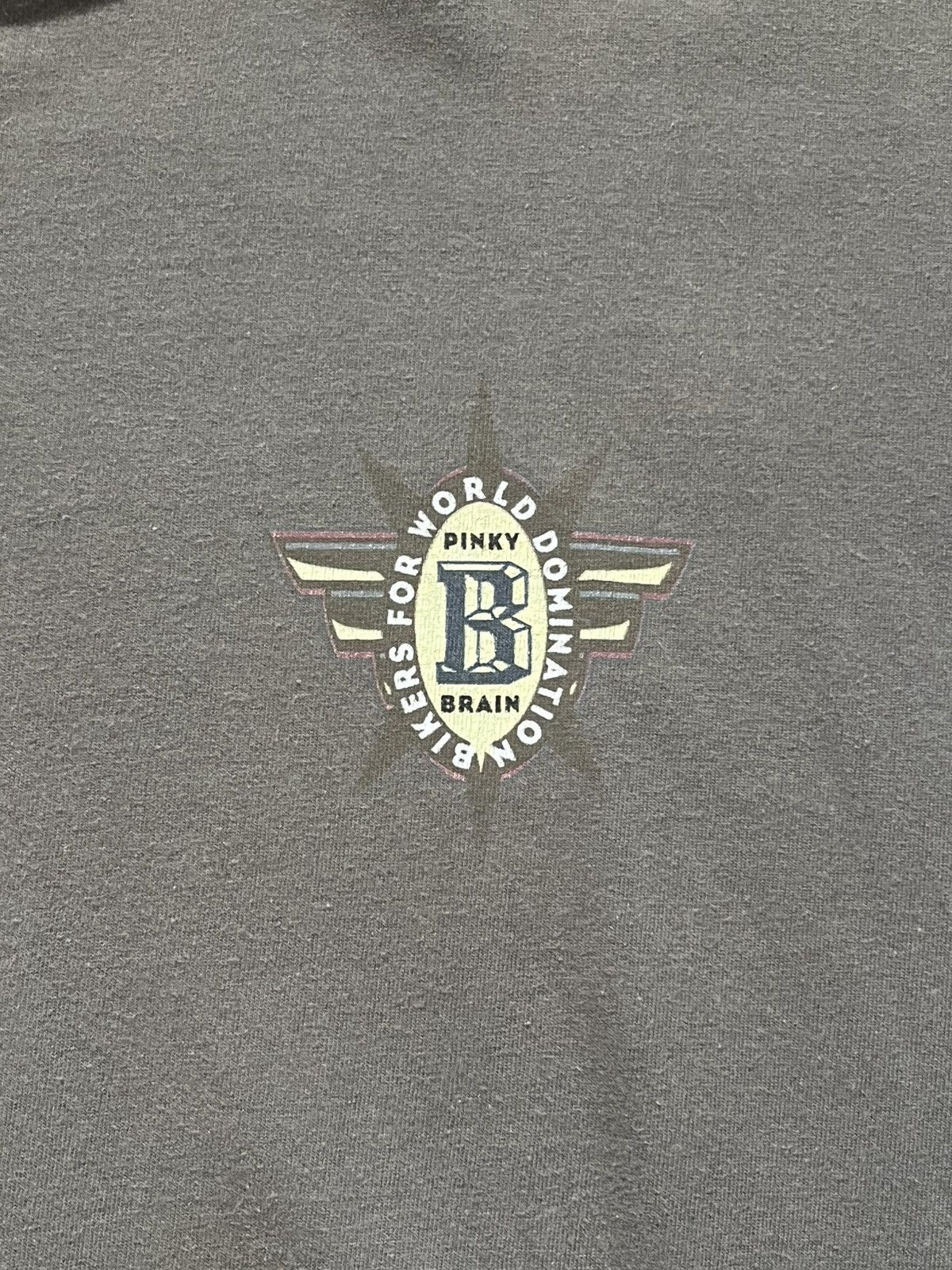 Vintage 1995 Pinky & The Brain Motorcycle T-Shirt Size US XL / EU 56 / 4 - 7 Thumbnail