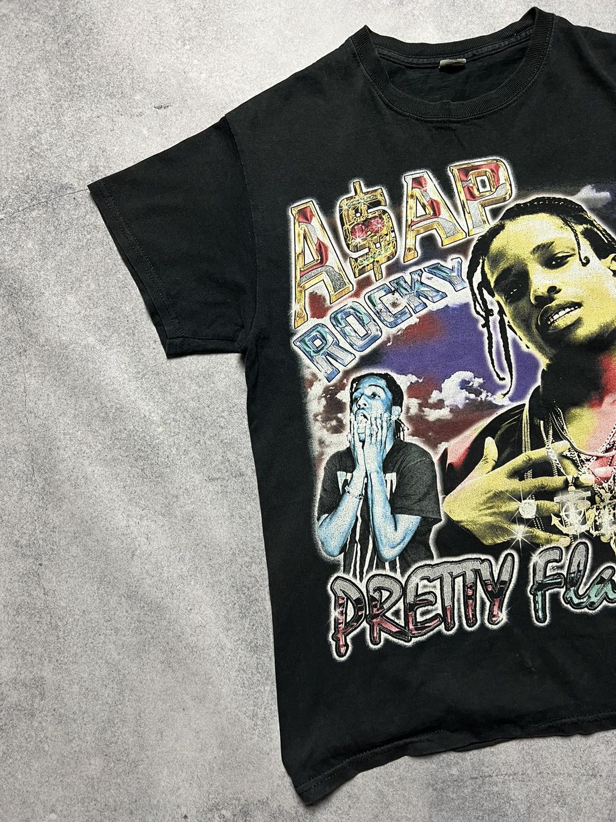 Rap Tees Y2K Asap Rocky Pretty Flacko Japanese Rap Tee Shirt Size US M / EU 48-50 / 2 - 2 Thumbnail