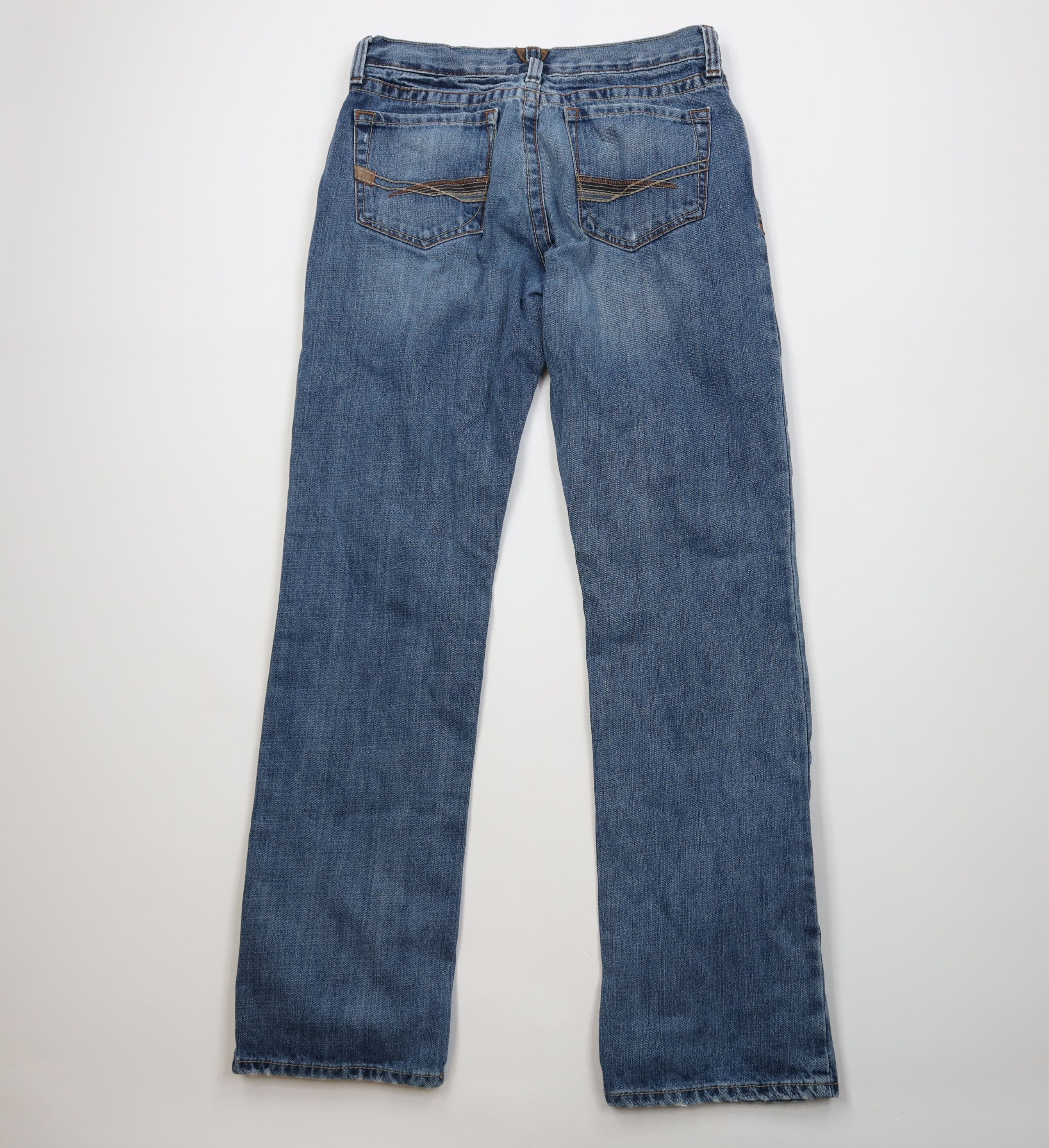 Ariat Ariat Stitch M4 Low Rise Bootcut Denim Jeans Blue Cotton Size US 32 / EU 48 - 9 Thumbnail