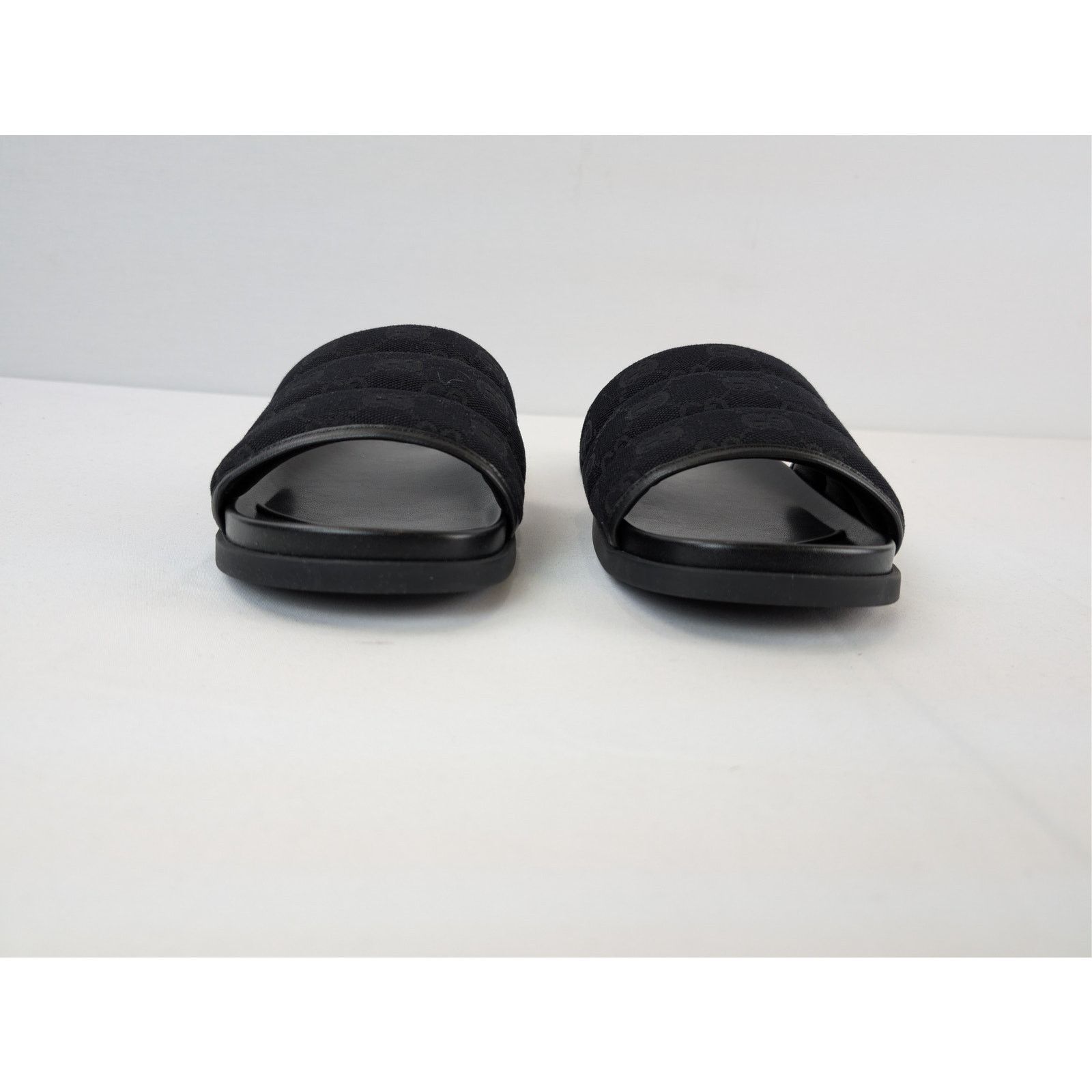 Gucci o1rshd1 Q:2 / Men's Padded mules with GG pattern Slippers Size US 10.5 / EU 43-44 - 9 Thumbnail