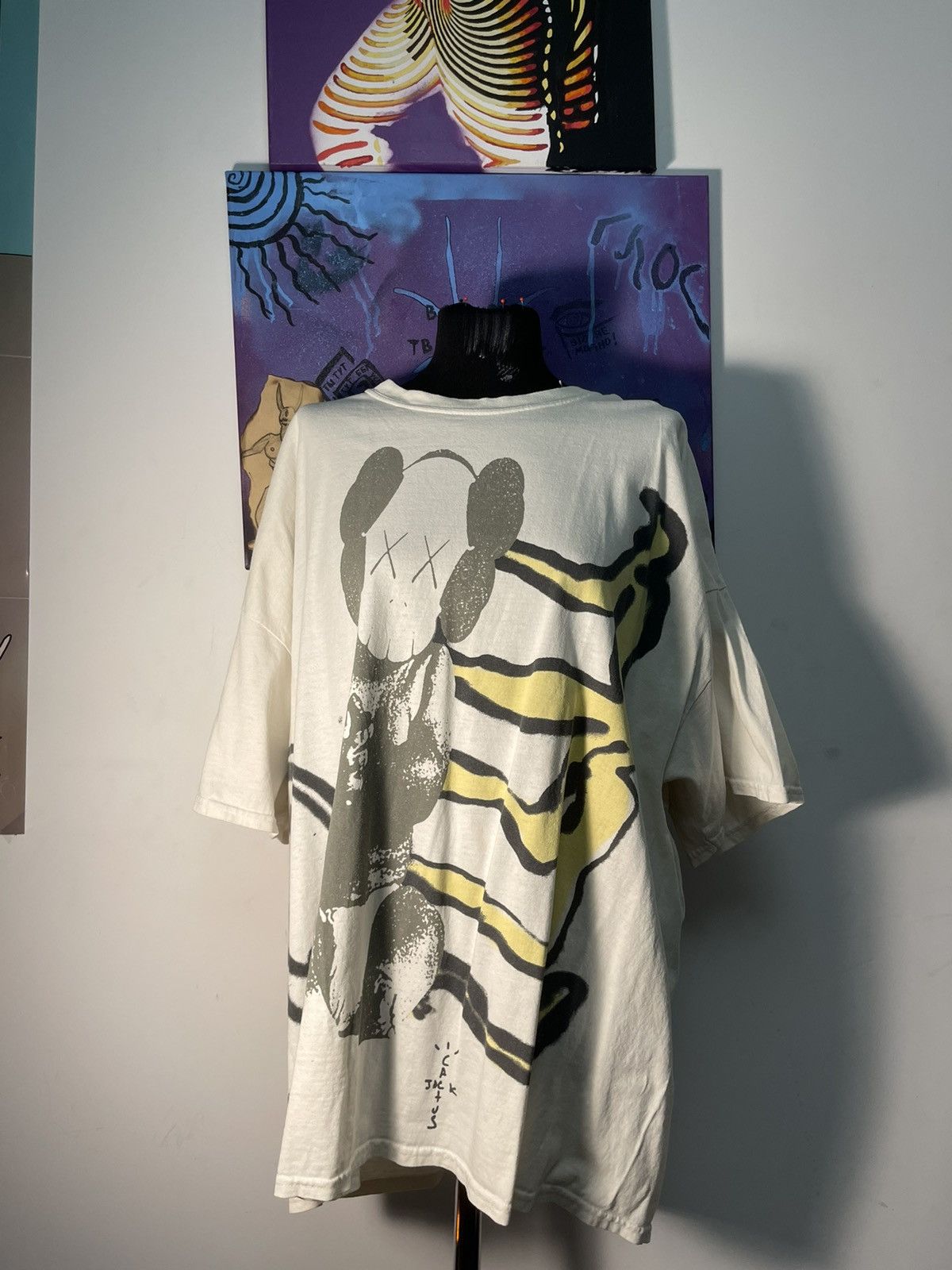 Kaws × Travis Scott Cactus Jack T-shirt Size US XXL / EU 58 / 5 - 1 Thumbnail