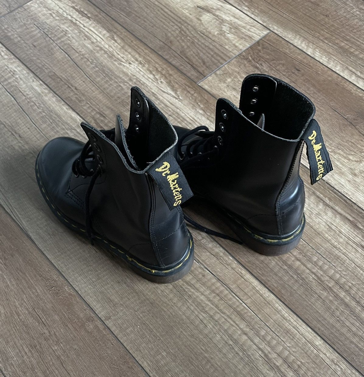 Dr. Martens Vintage Dr Martens mi England 7167 High Leather Boots Shoes Size US 5 / IT 35 - 6 Thumbnail