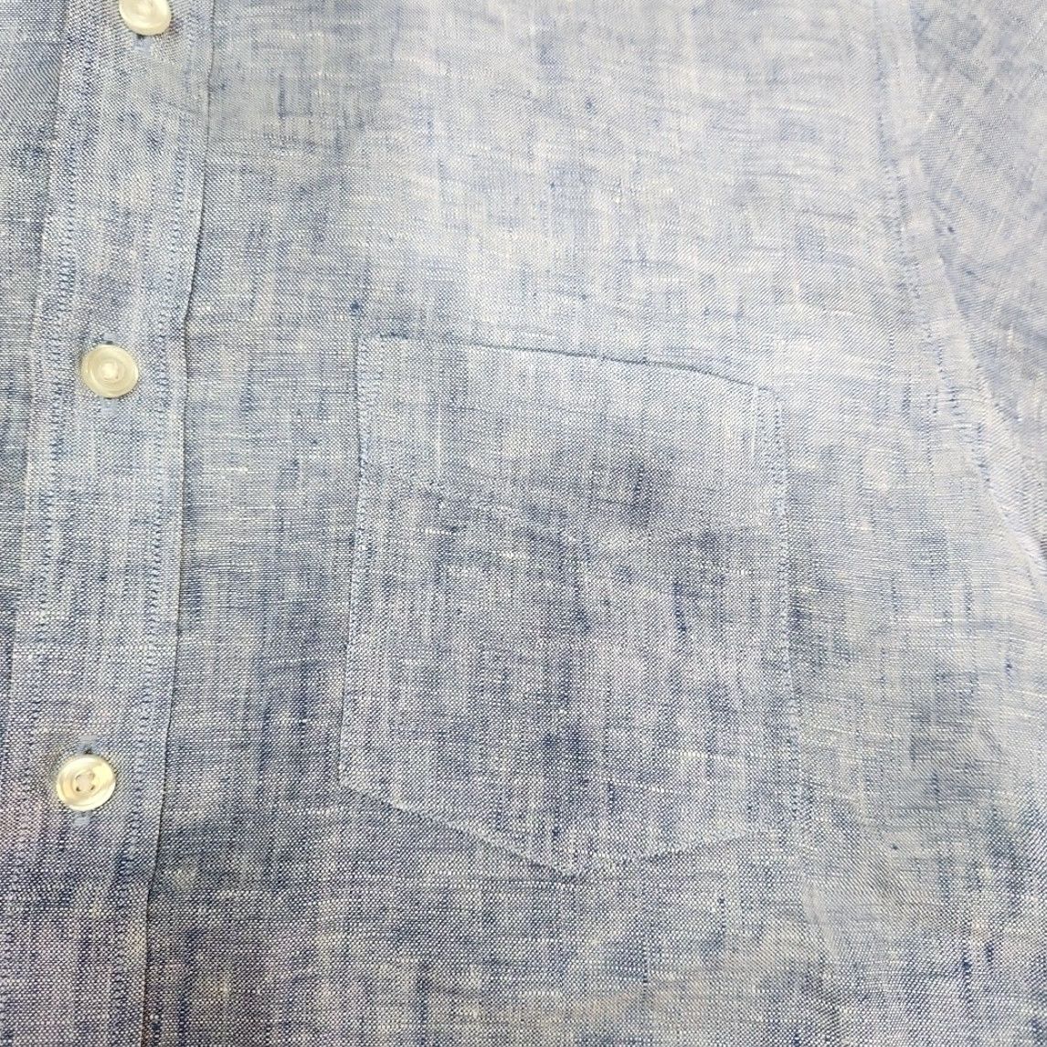 UNTUCKit UNTUCKit Men Blue Short Sleeve Button-Up Casual Shirt Slim Fit M Regular Button-Down Size US M / EU 48-50 / 2 - 3 Thumbnail
