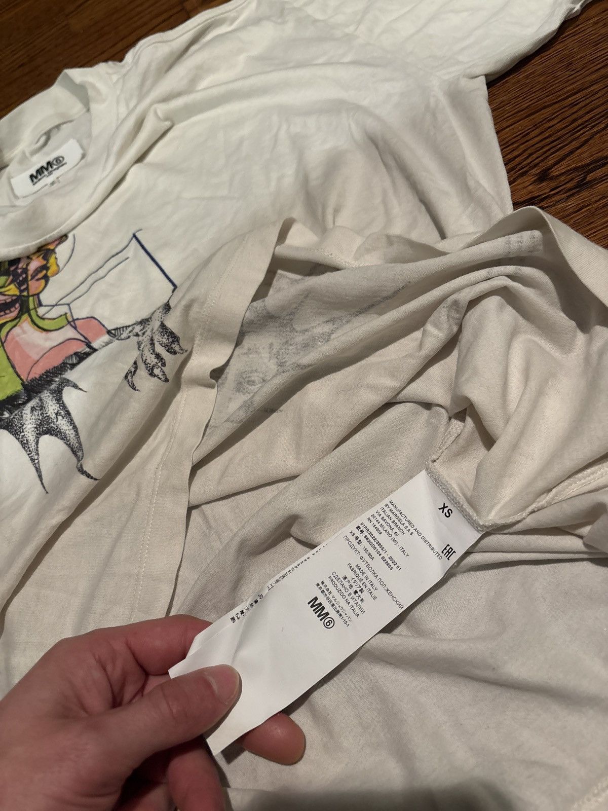 Maison Margiela Margiela MM6 rare surrealist artist t-shirt Size US L / EU 52-54 / 3 - 7 Thumbnail