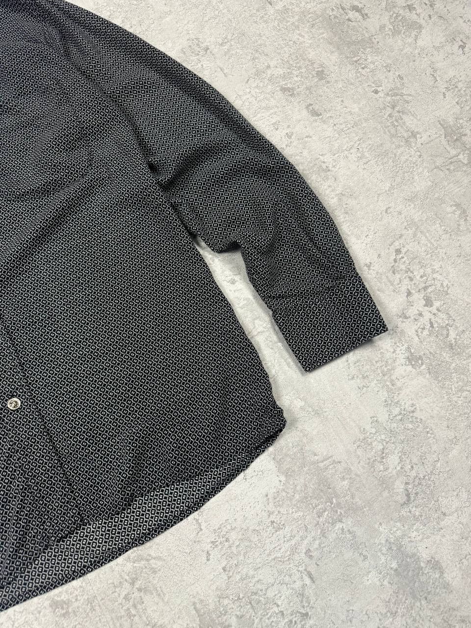 Versace Vintage Versace Jeans Couture Gray Geometric 3D Shirt Size US M / EU 48-50 / 2 - 5 Thumbnail