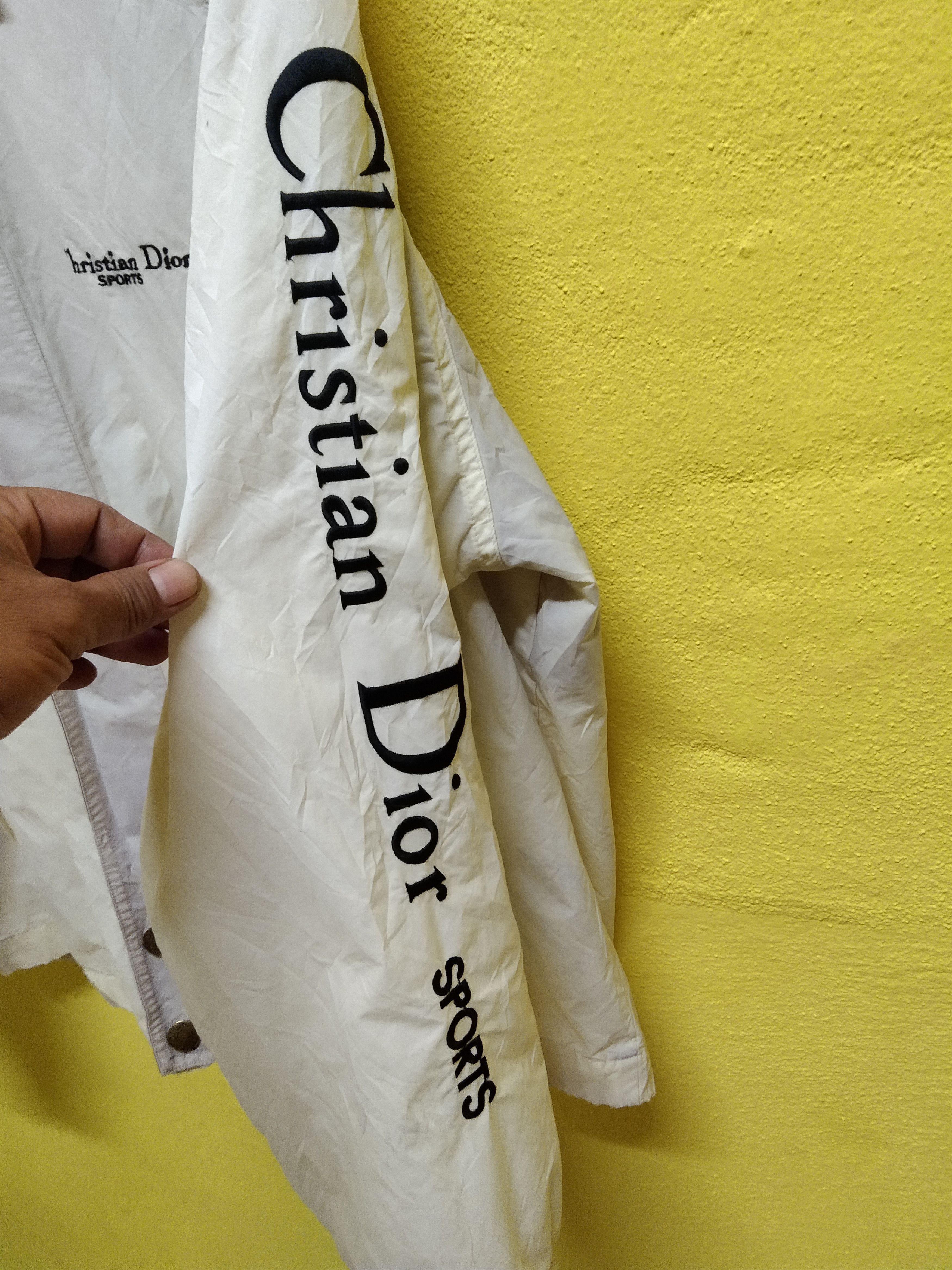 Christian Dior Monsieur Christian Dior Sports Spell Out Embroidery Hooded Jacket Size US XL / EU 56 / 4 - 9 Thumbnail