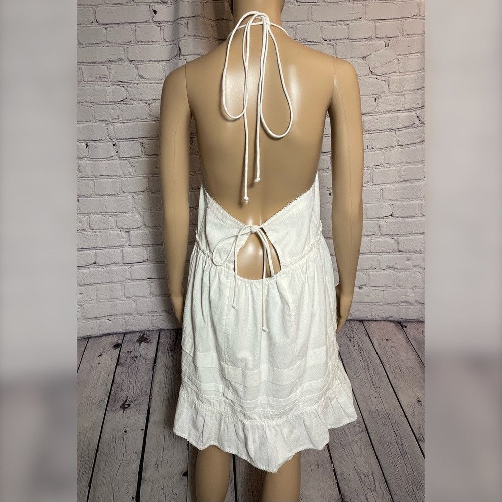 Free People NWT New $128 Free People Desert Days Sleeveless White Minid Size L / US 10 / IT 46 - 5 Thumbnail