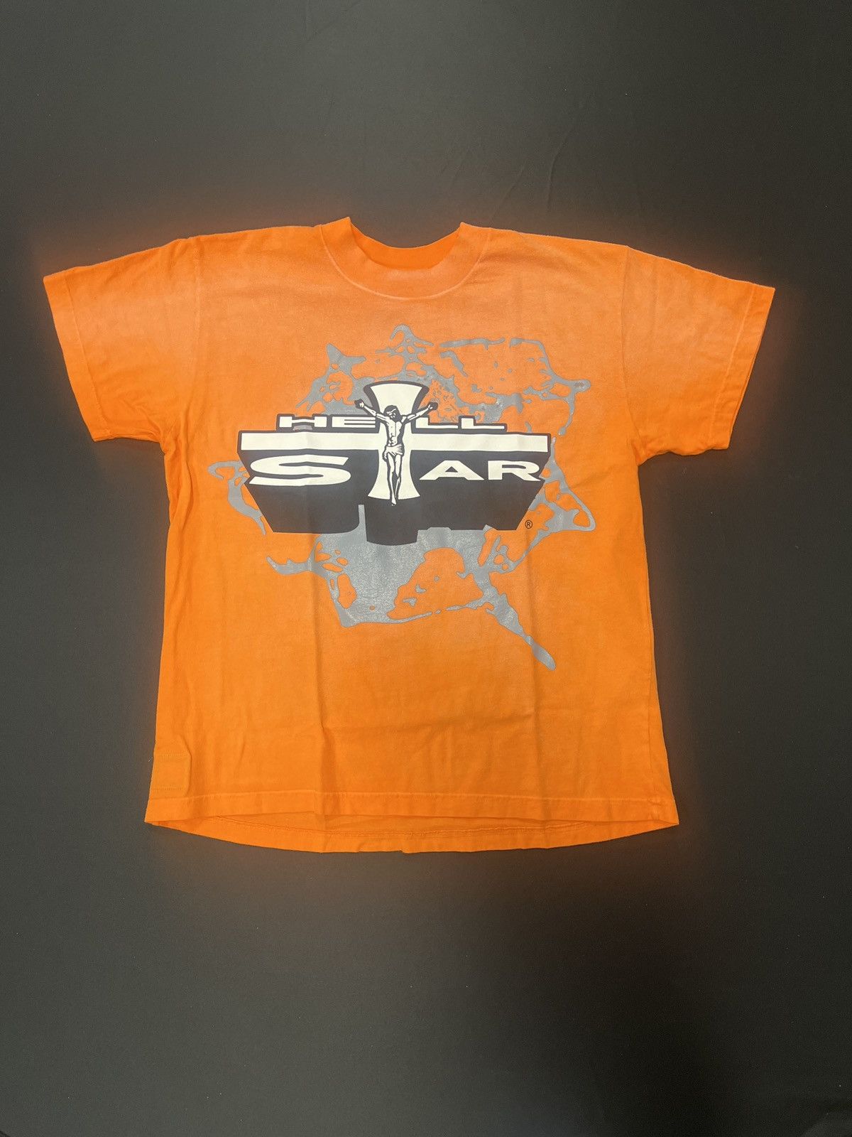 HELLSTAR Hellstar Studios Jesus Path To Paradise Orange T-Shirt Size US XS / EU 42 / 0 - 1 Thumbnail