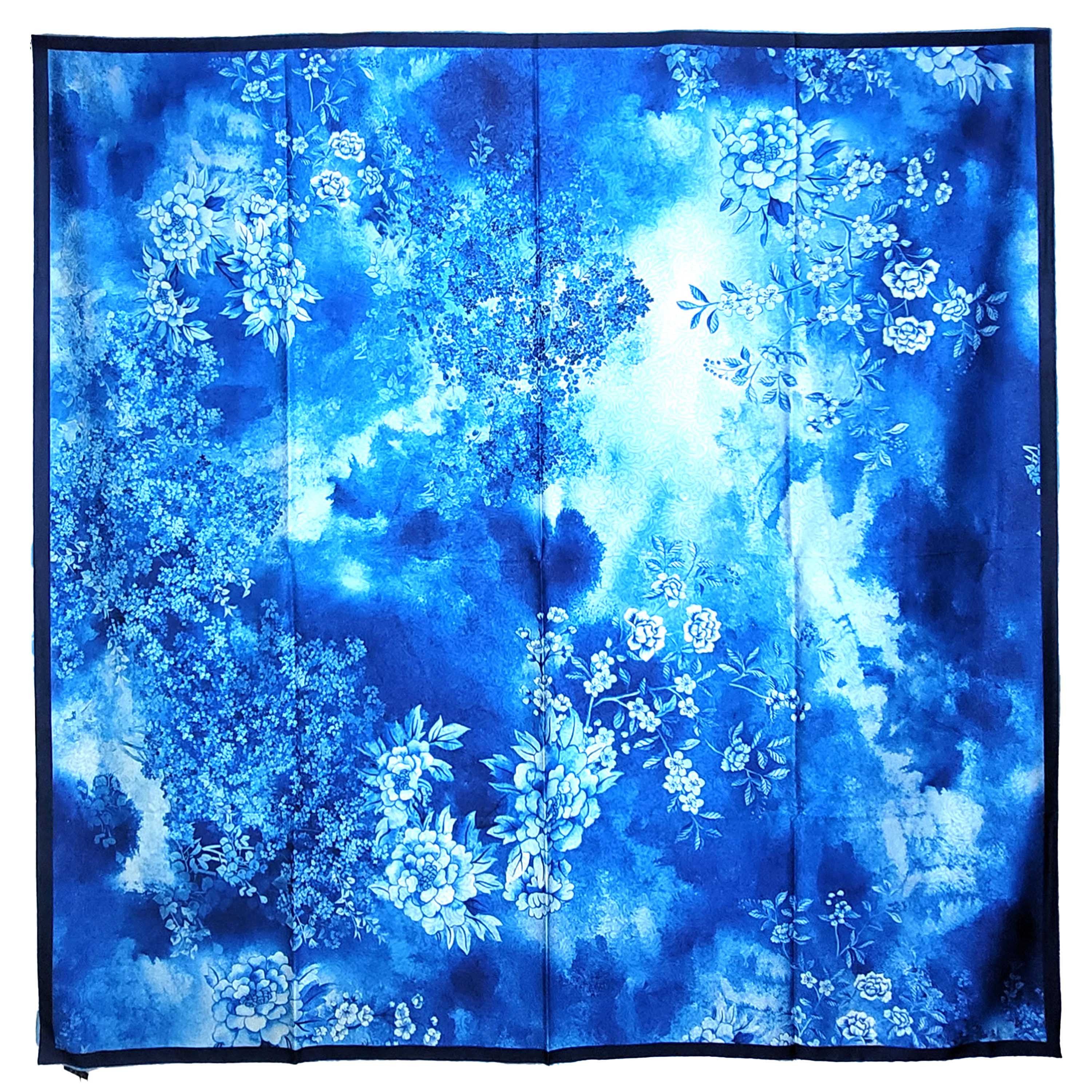 Other NWT Double Sided Silk Scarf 52"x52" Large Square Wrap 3203 Size ONE SIZE - 7 Thumbnail