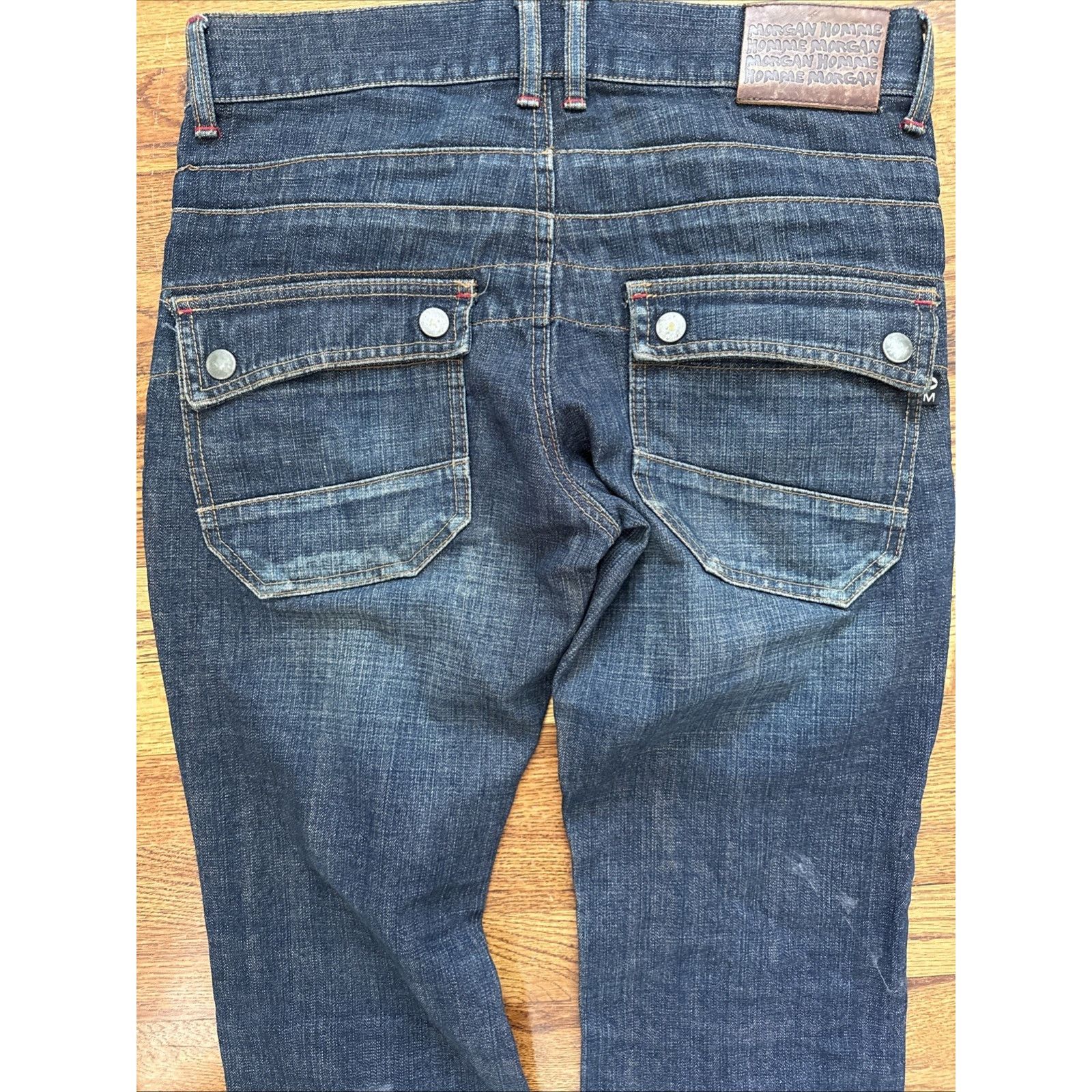 Morgan Homme Vintage Y2K Morgan Homme Ankle Zipper Bondage Denim Pants Size US 32 / EU 48 - 11 Thumbnail