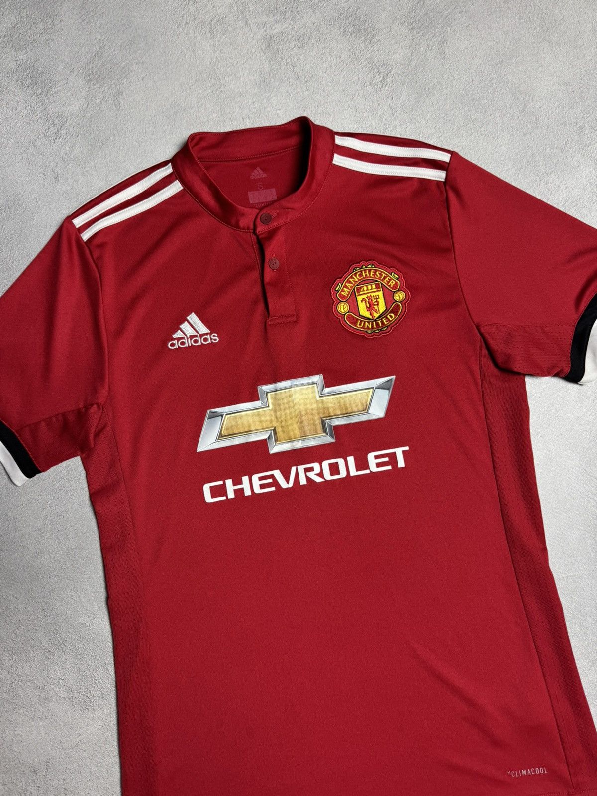 Adidas Manchester United 2017 2018 Home Shirt Soccer Jersey Adidas Size US S / EU 44-46 / 1 - 3 Thumbnail