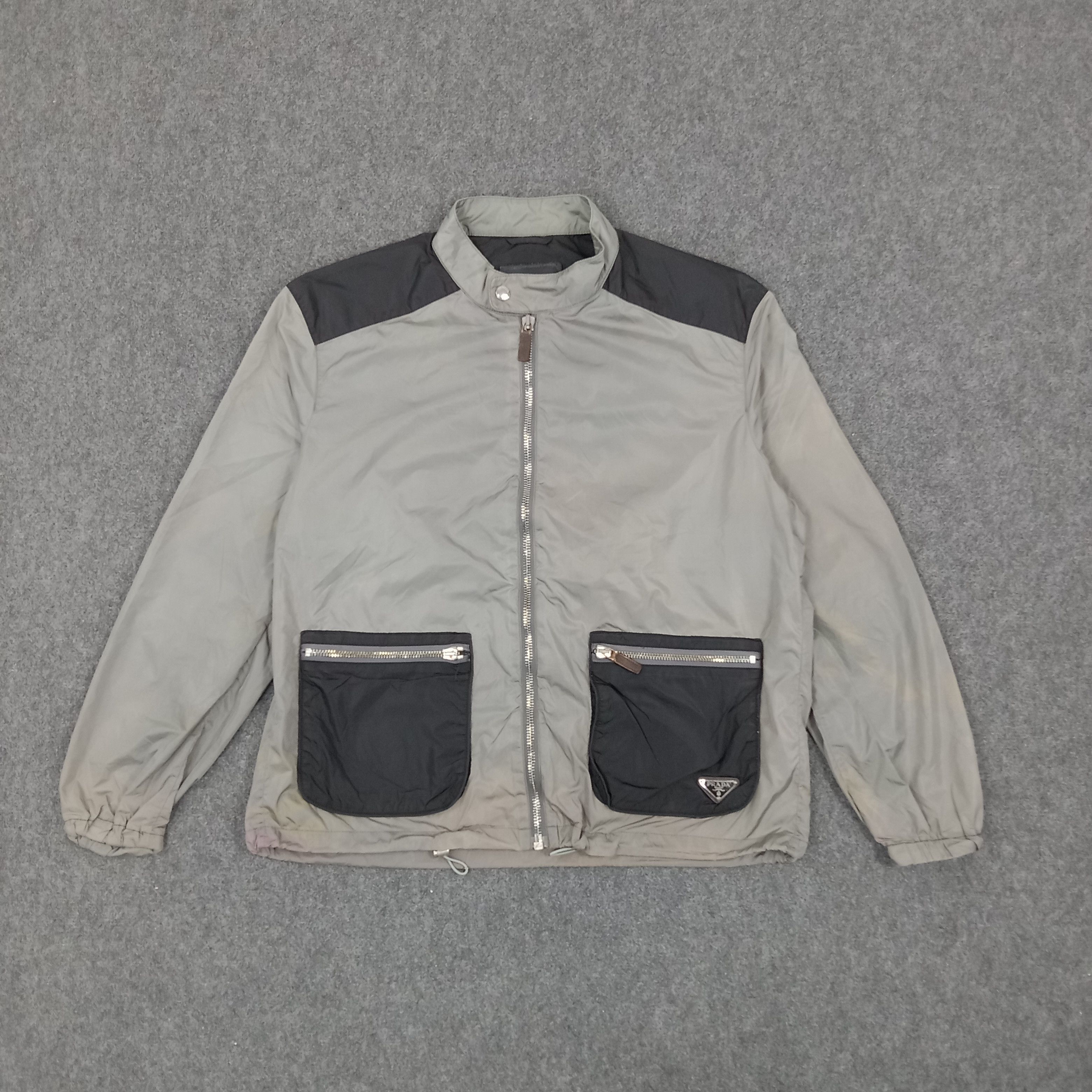 Vintage Prada Milano Windbraker Jacket Size US L / EU 52-54 / 3 - 1 Thumbnail