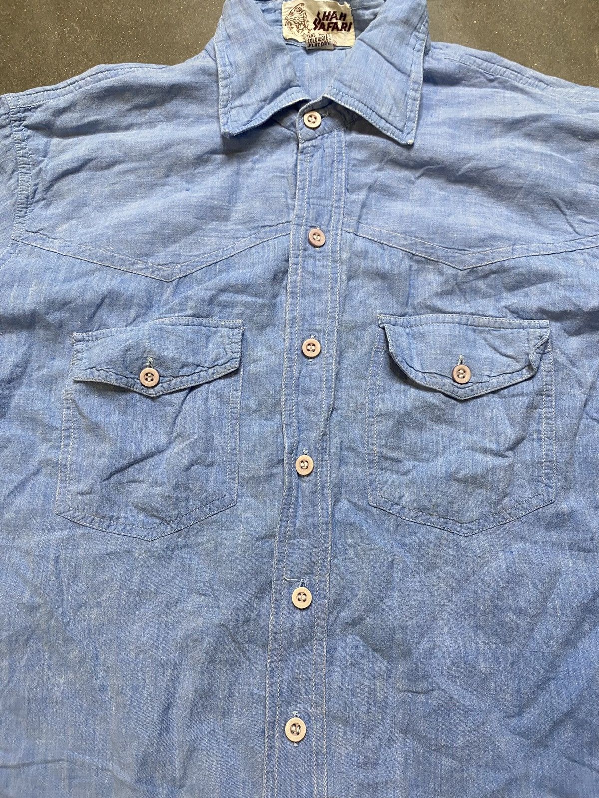 Vintage Vintage K-She Rock Radio Chainstitched Button Up Shirt Size US S / EU 44-46 / 1 - 4 Thumbnail