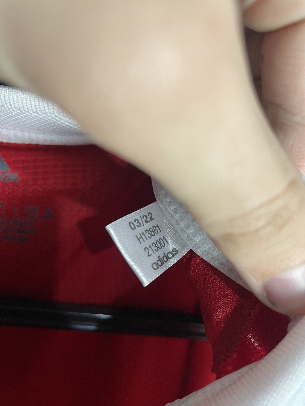 Adidas Adidas Arsenal jersey home 2022-23 Size US L / EU 52-54 / 3 - 7 Thumbnail