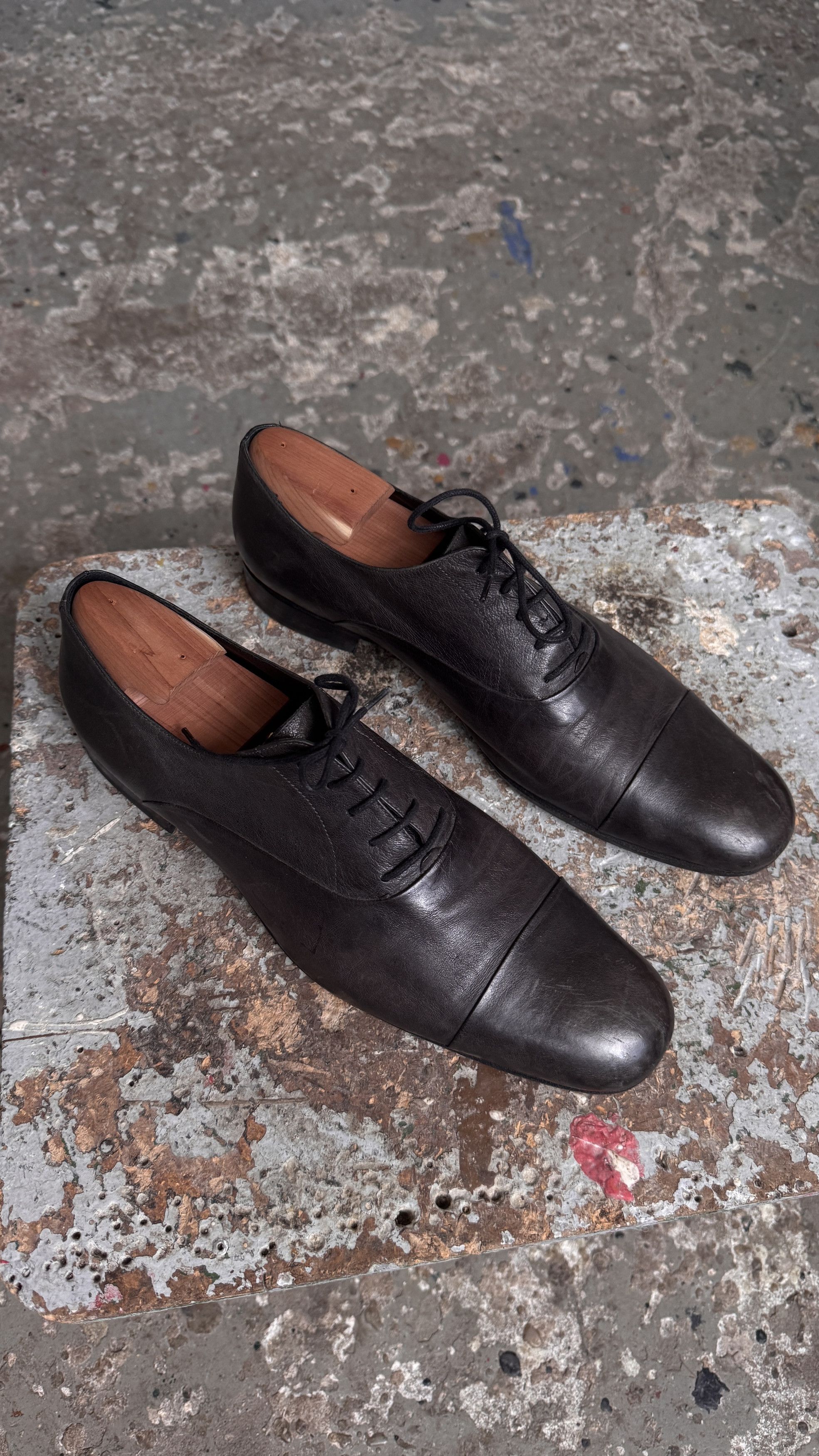 Pierre Hardy aa . KANGAROO OXFORDS . 28 CM . DARK GREY . MADE IN ITALY Size US 9.5 / EU 42-43 - 3 Thumbnail