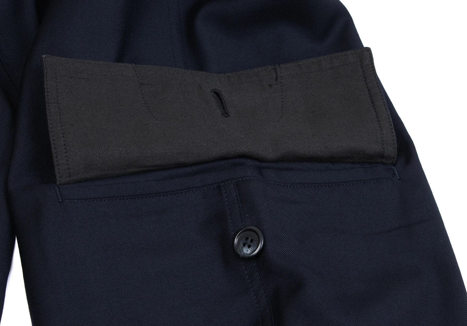 Yohji Yamamoto Yohji Yamamoto Wide Tapered Pants Navy XL Size US 38 / EU 54 - 7 Thumbnail