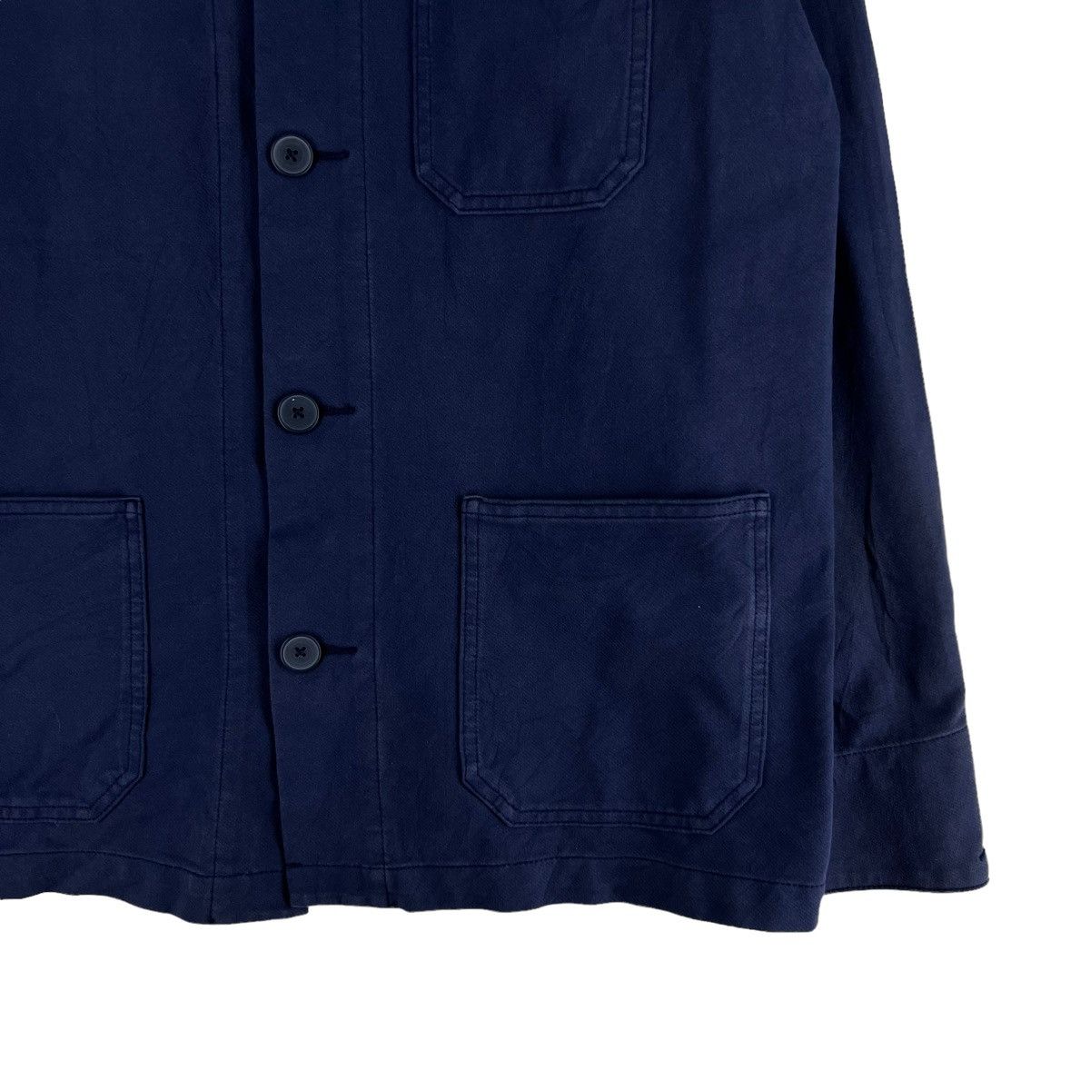 Indigo 🔥VTG WORKER CHORE BLUE BLUE JACKET UNIQLO ISSEY MIYAKE Size US L / EU 52-54 / 3 - 6 Thumbnail