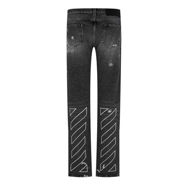 Off-White o1y0225 Denim Pant in Lead Size US 31 - 2 Thumbnail