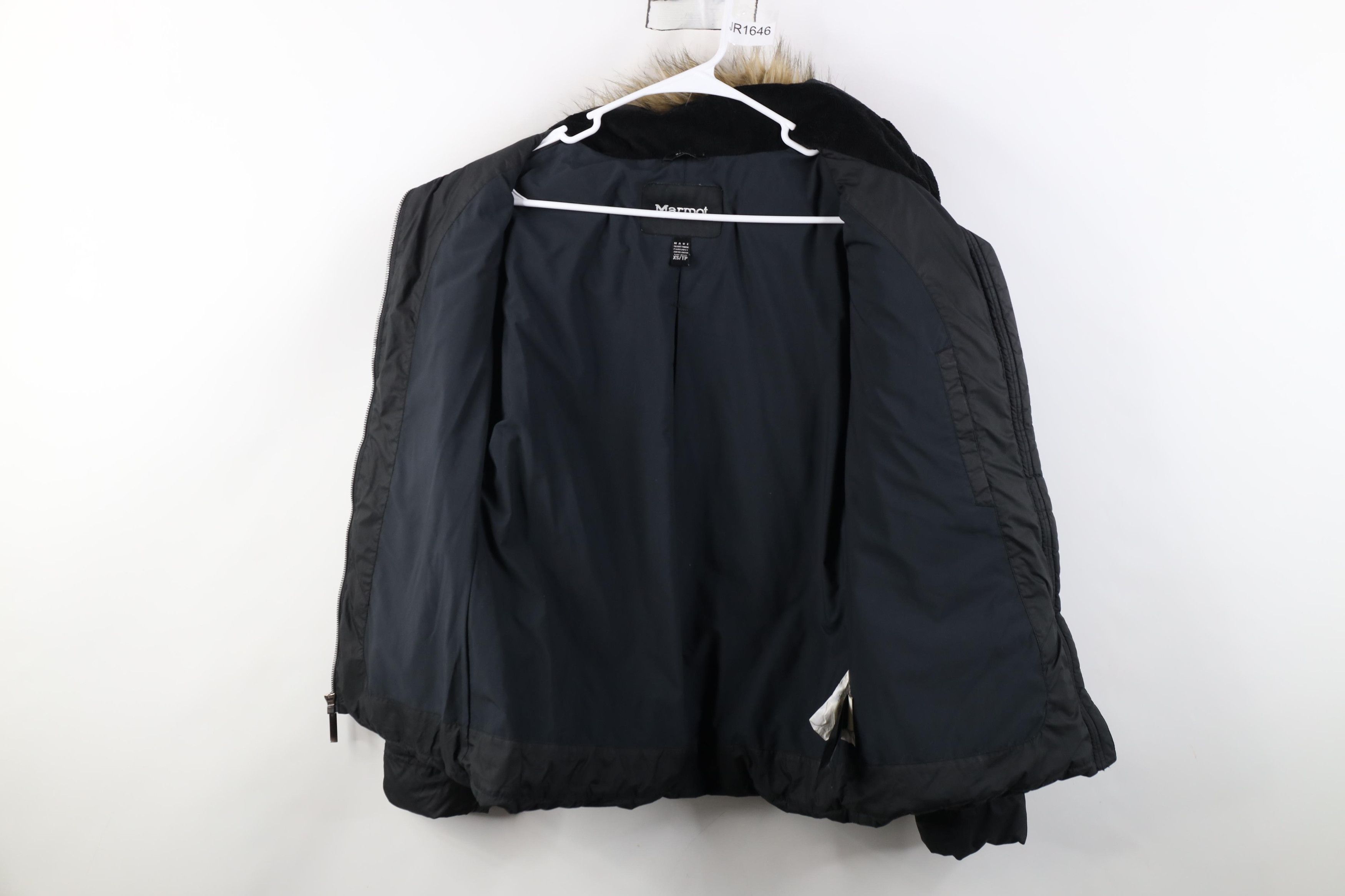 Marmot Marmot Duck Down Fill Faux Fur Trim Hooded Puffer Jacket Size XS / US 0-2 / IT 36-38 - 12 Thumbnail