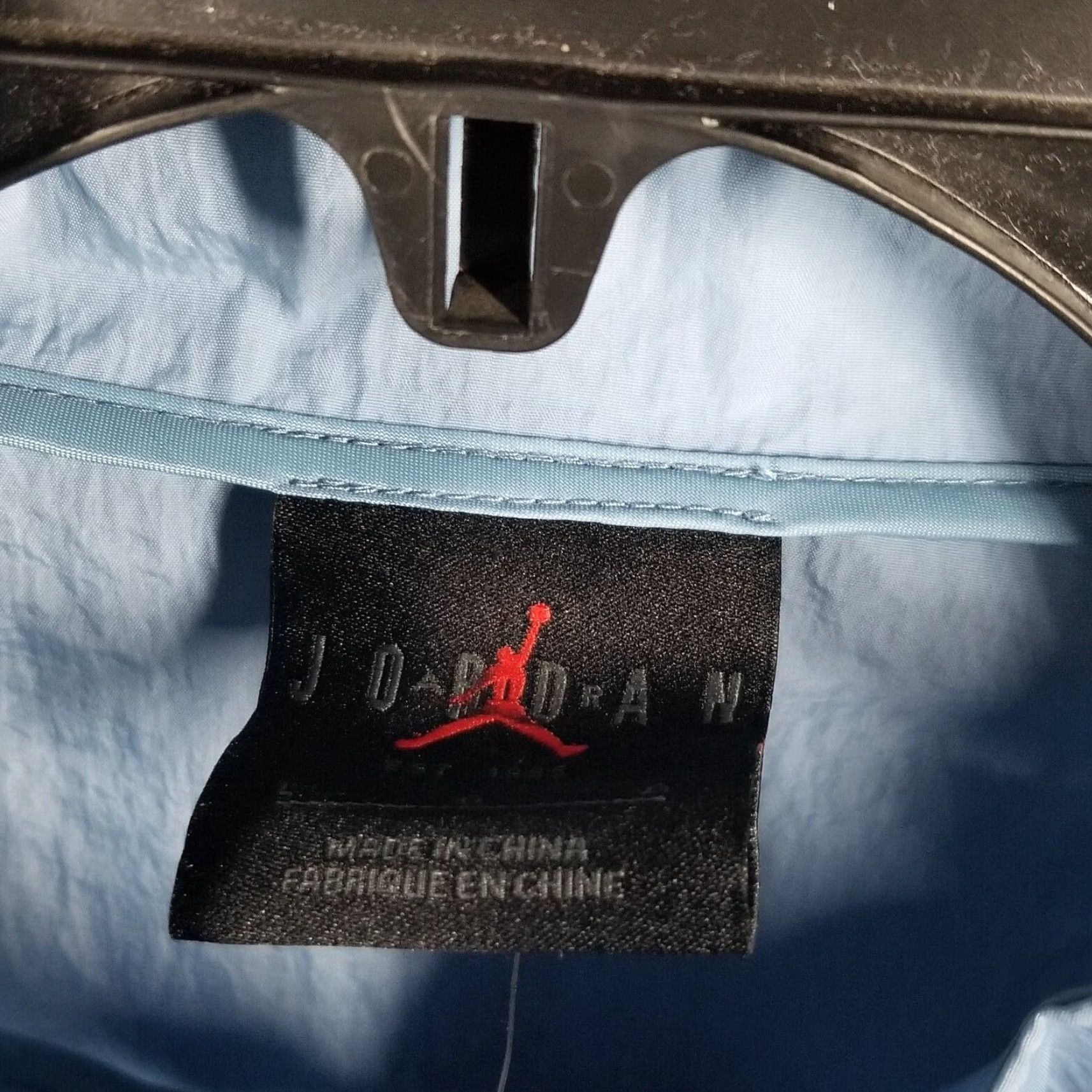 Nike Nike Air Jordan 23 Windbreaker Jacket Sports Men Large Blue Nylon 90s Size US L / EU 52-54 / 3 - 4 Thumbnail