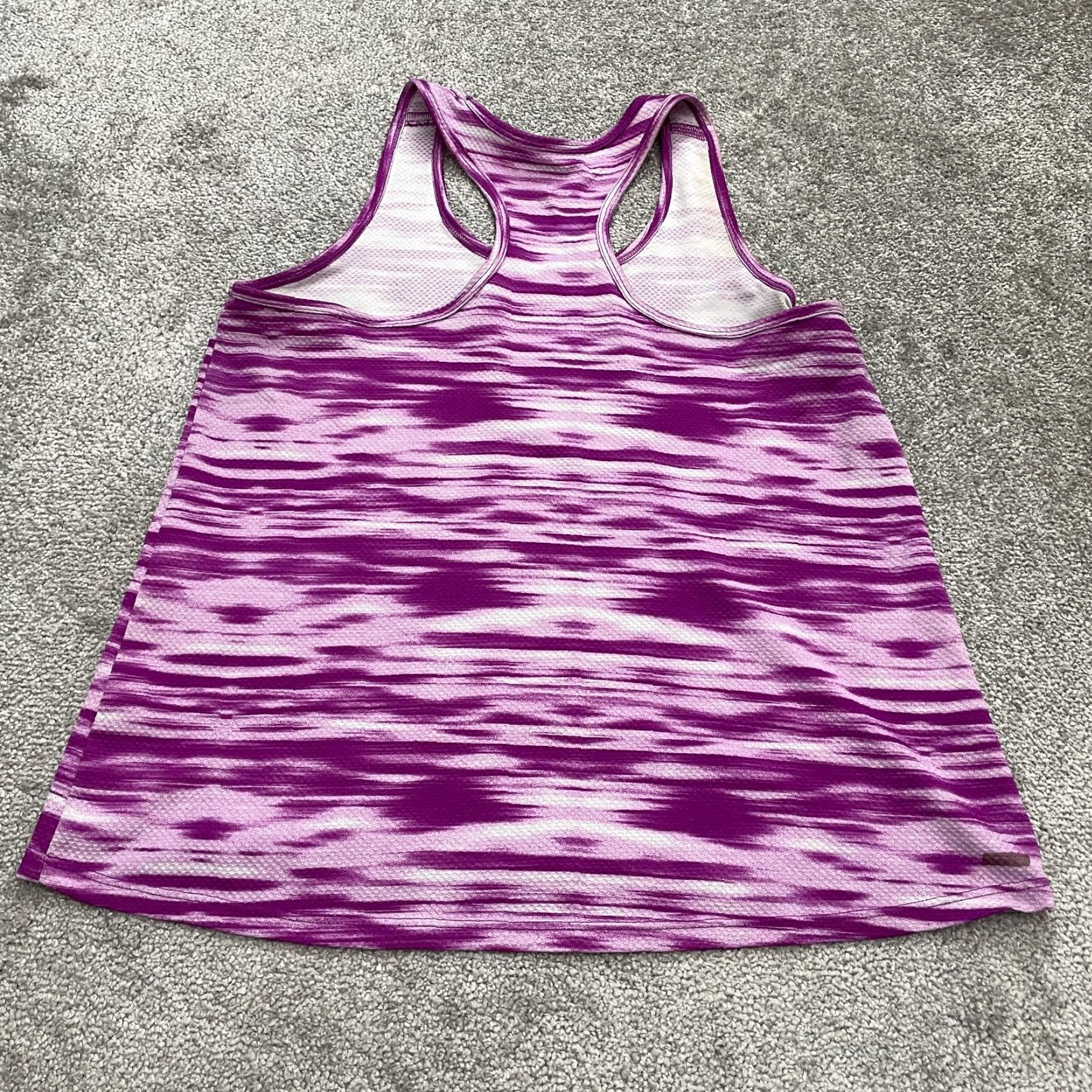 Vintage Danskin Now Active Tank Top Womens L Purple Halter Racerback Athletic Size L / US 10 / IT 46 - 2 Thumbnail