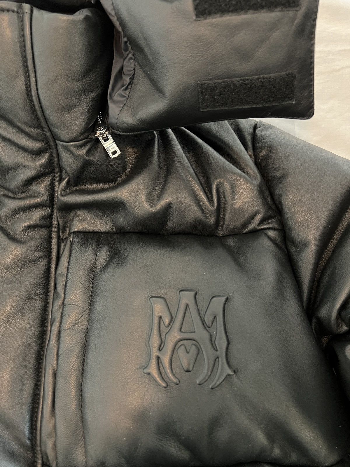 Amiri Amiri leather down Puffa jacket Size US L / EU 52-54 / 3 - 5 Thumbnail