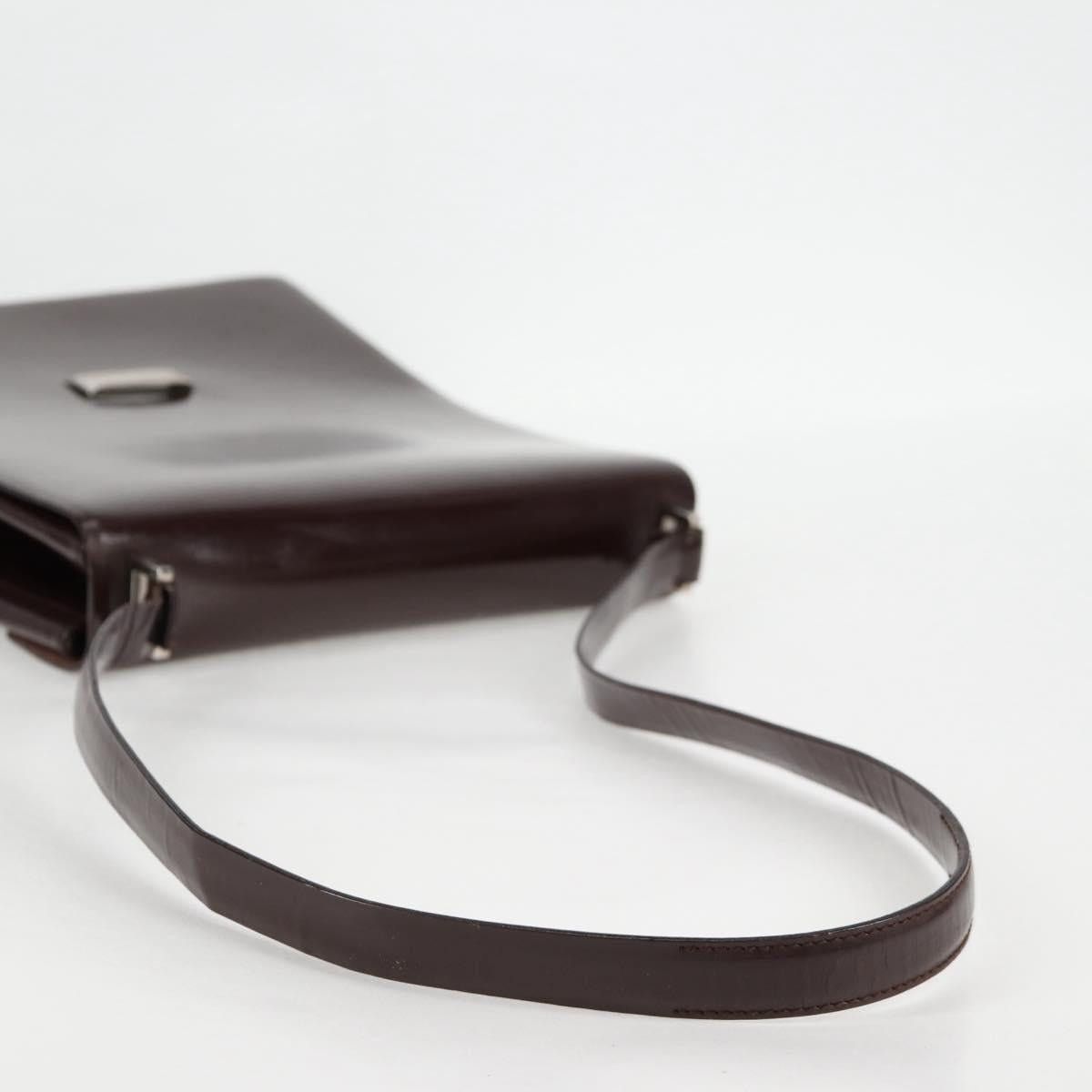 Gucci GUCCI Shoulder Bag Patent Leather Brown Silver 002 2046 002 Size ONE SIZE - 8 Thumbnail