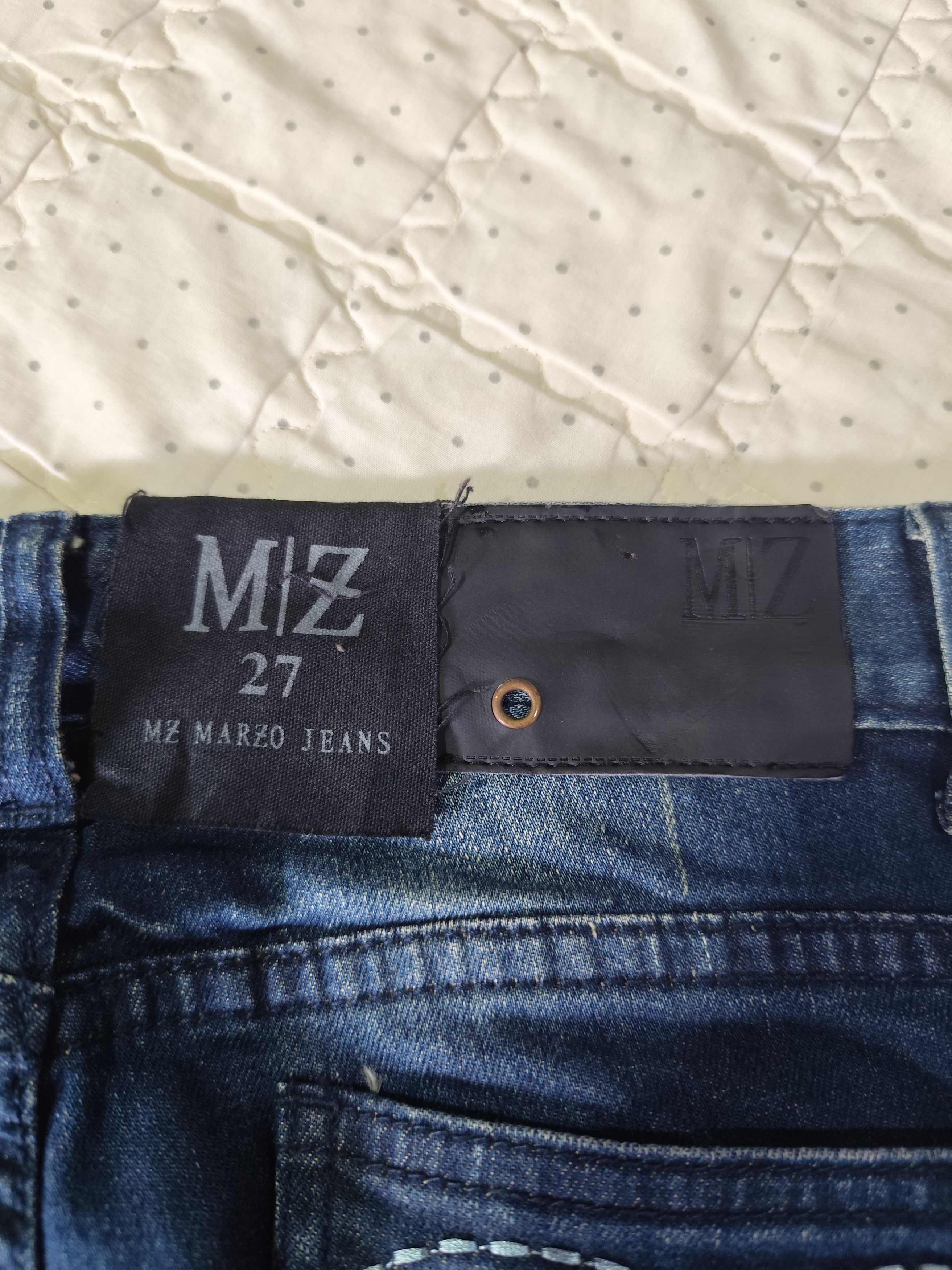 14th Addiction × Beauty Beast × Japanese Brand Vintage MZ Marzo Embroidery Denim J016 Size 27" / US 4 / IT 40 - 13 Thumbnail