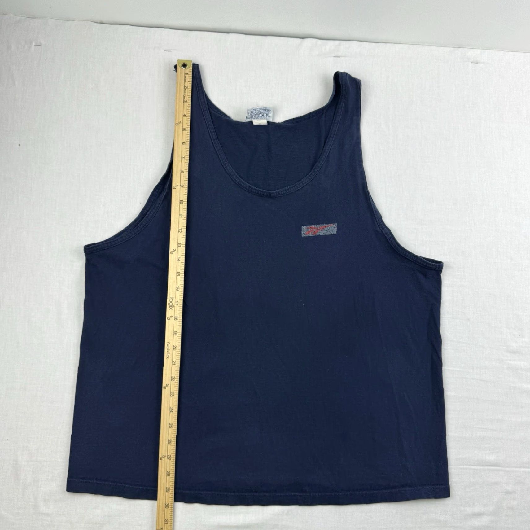 Reebok VINTAGE Reebok Tank Top Men XL Blue 90s Life Is Short Play Hard Sports Size US XL / EU 56 / 4 - 7 Thumbnail