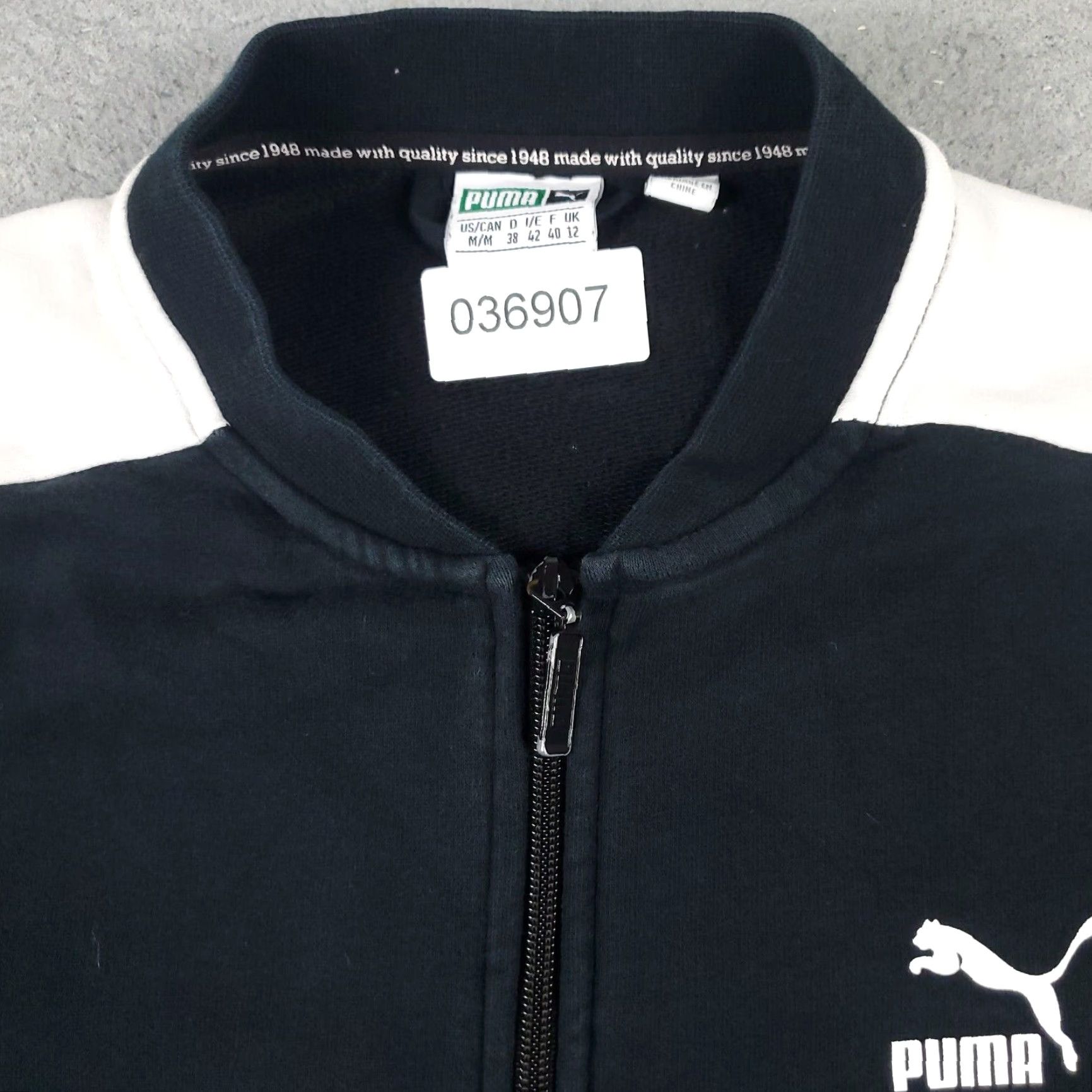 Puma VINTAGE Puma Womens Sweater Full Zip Long Sleeve Casual Size Medium Black Knit Modern Athletic Women Size M / US 6-8 / IT 42-44 - 3 Thumbnail
