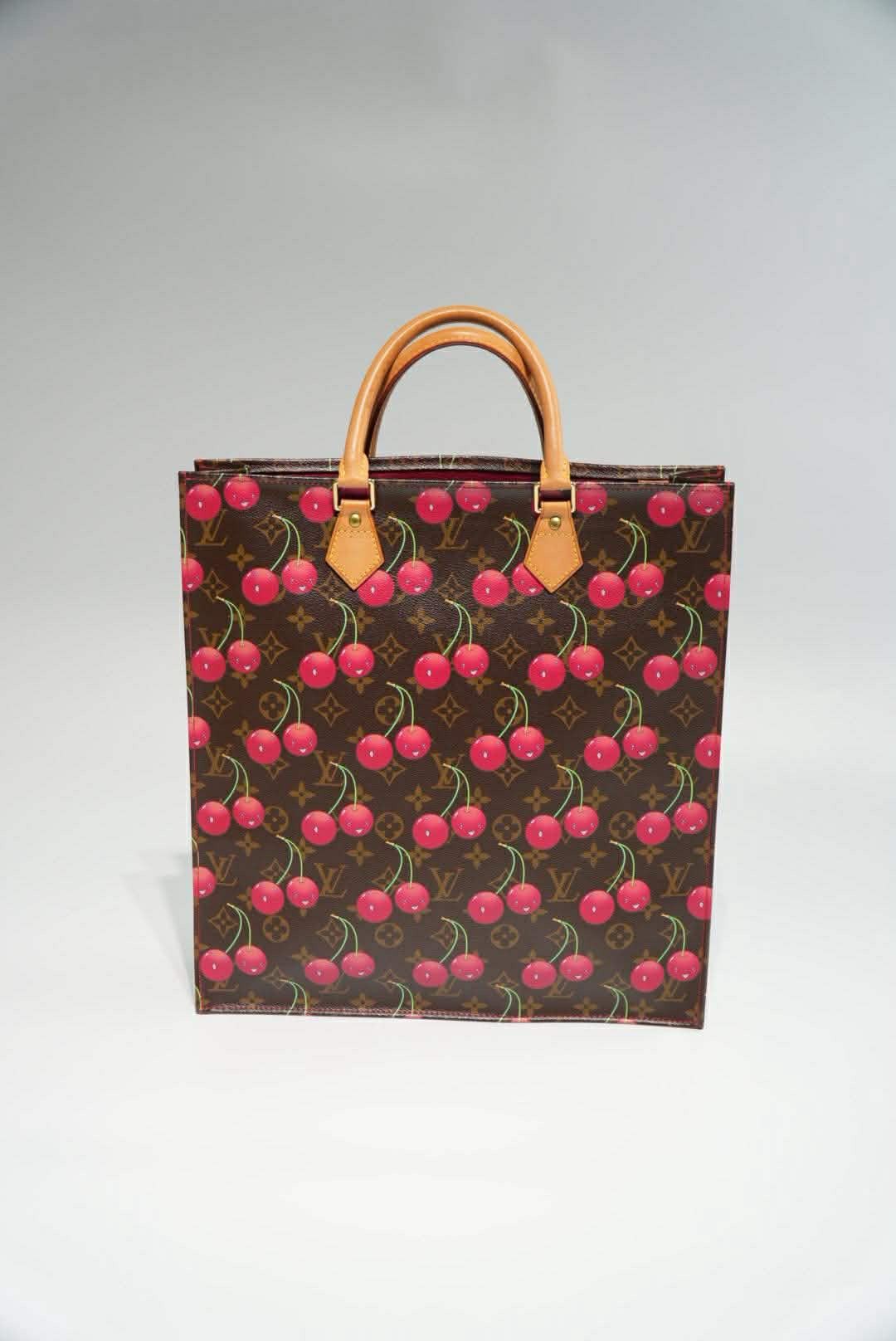 Louis Vuitton × Takashi Murakami Louis Vuitton Limited Edition Monogram Cerises Sac Plat Tote Size ONE SIZE - 2 Thumbnail