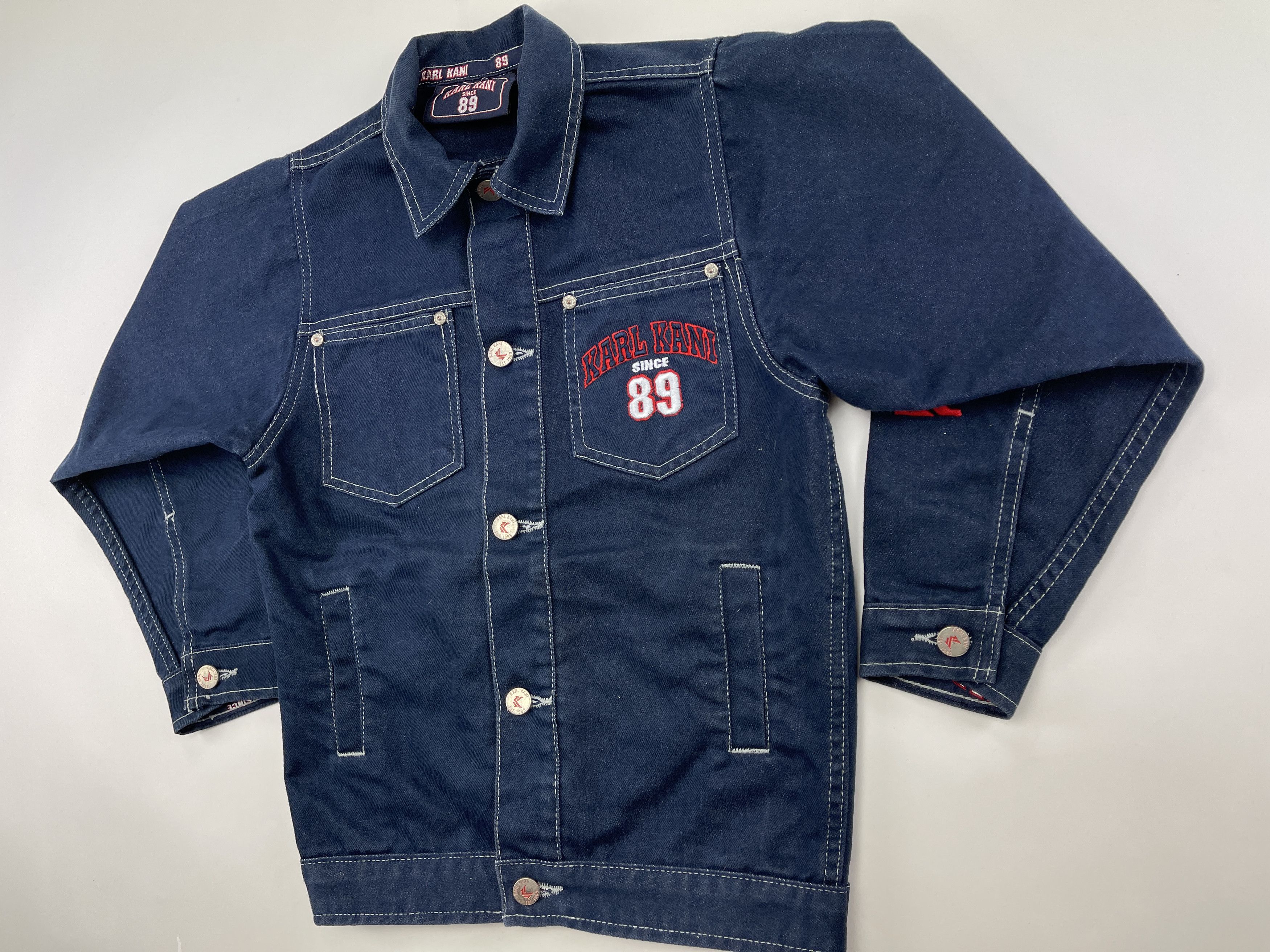 Karl Kani Womens Karl Kani jeans jacket, vintage Kani Ladies denim XS Size XS / US 0-2 / IT 36-38 - 12 Thumbnail